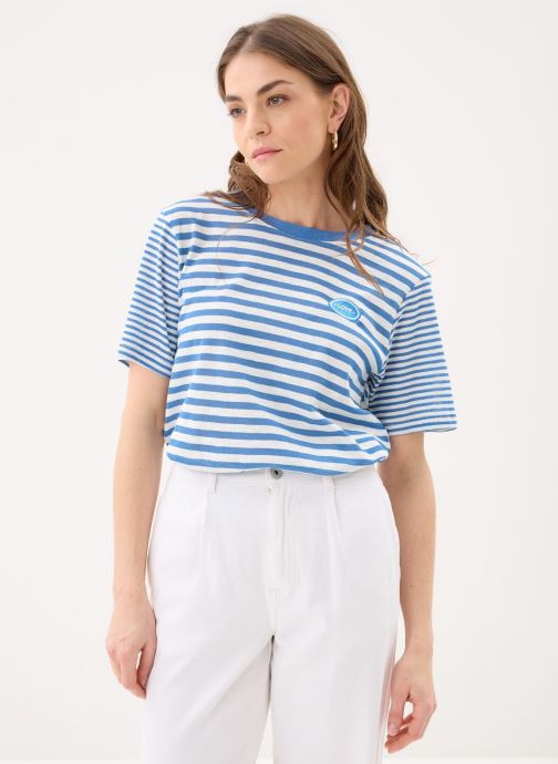 Ichi Kurzarm-T-Shirts Ihnova Ss2 damen blau