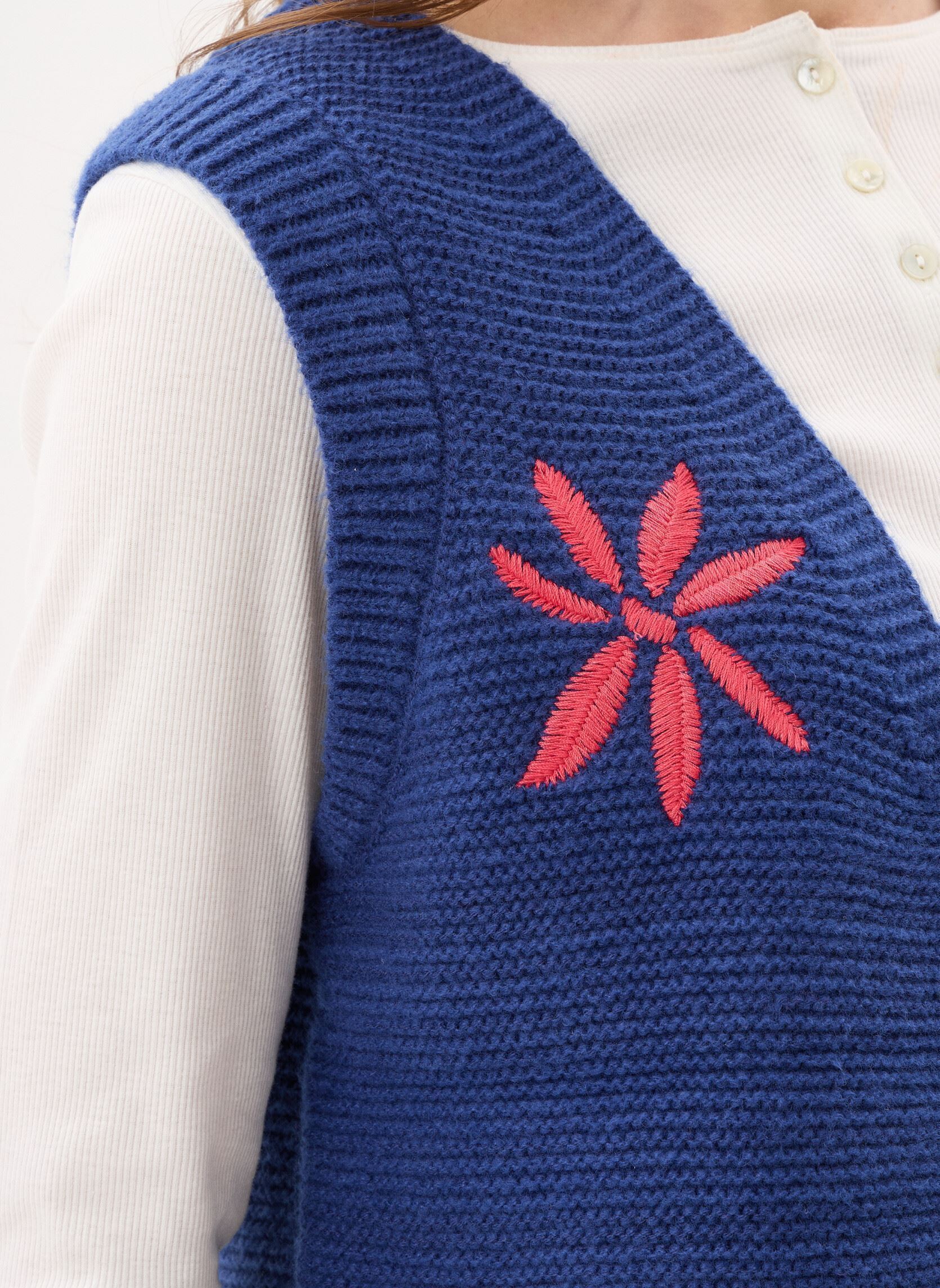 Strickjacken und Westen Ihdemisa Wa damen blau Ichi Strickjacken und Westen Ihdemisa Wa damen blau BLUEPRINT
