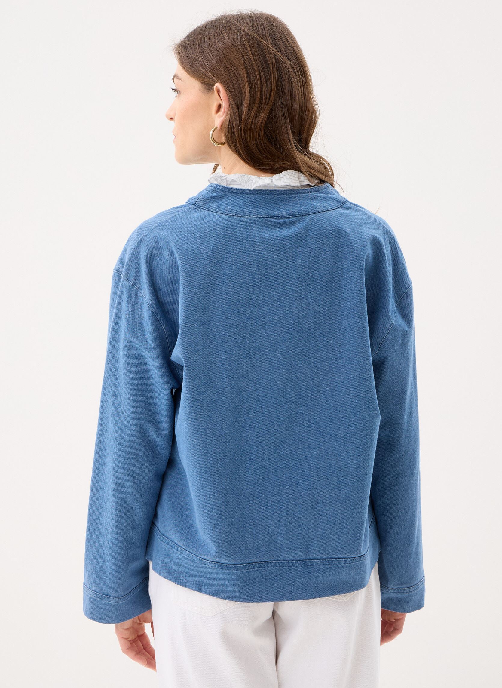 Chemises manches longues Ihkate Denim Sh femme bleu Ichi Chemises manches longues Ihkate Denim Sh femme bleu KATE DENIM MEDIUM BLUE