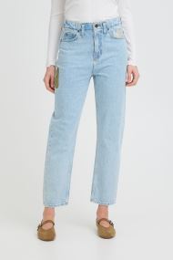 Jeans droit Ihbauve Pa2 femme bleu Ichi Jeans droit Ihbauve Pa2 femme bleu Light blue washed