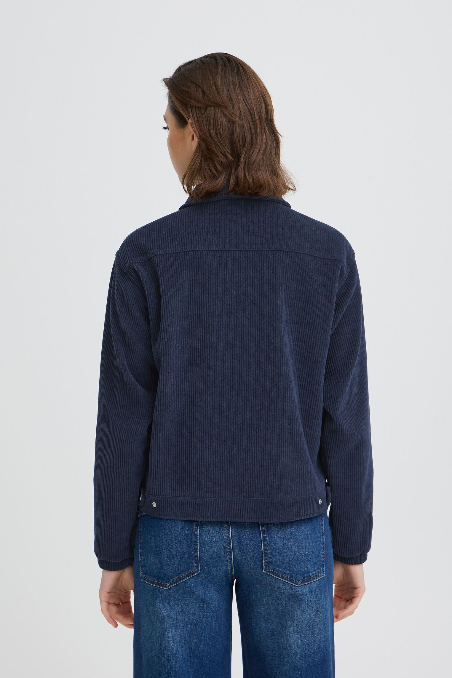 Jassen Ihkate Corduroy Ja dames blauw Ichi Jassen Ihkate Corduroy Ja dames blauw Total Eclipse
