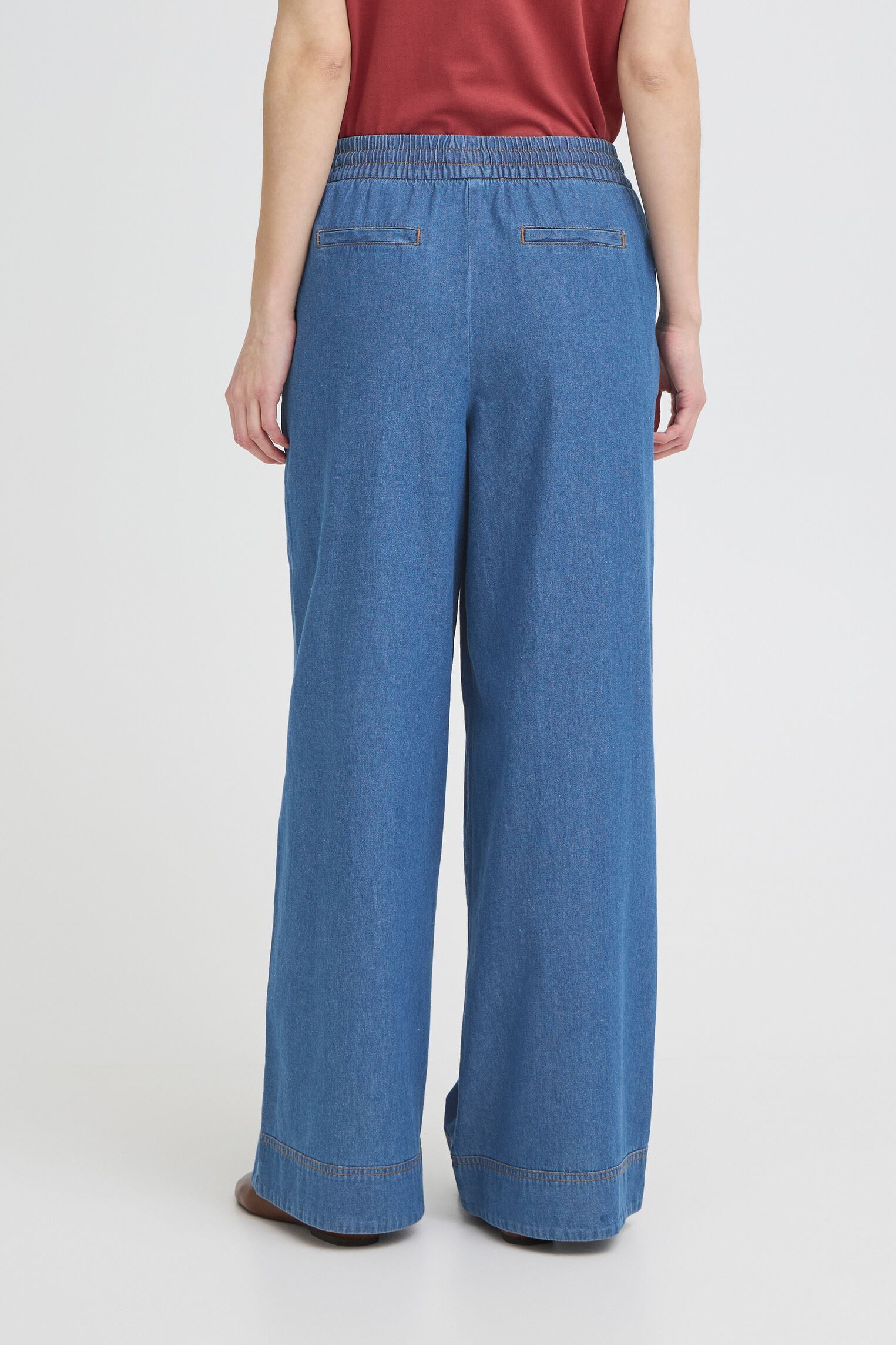 Weite Jeans Iharcher Pa2 damen blau Ichi Weite Jeans Iharcher Pa2 damen blau MEDIUM BLUE