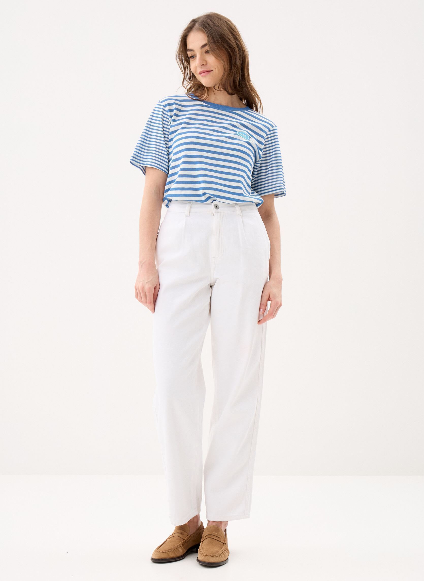 Jeans diritti Ihhezano Pa4 donna bianco Ichi Jeans diritti Ihhezano Pa4 donna bianco Blanc De Blanc