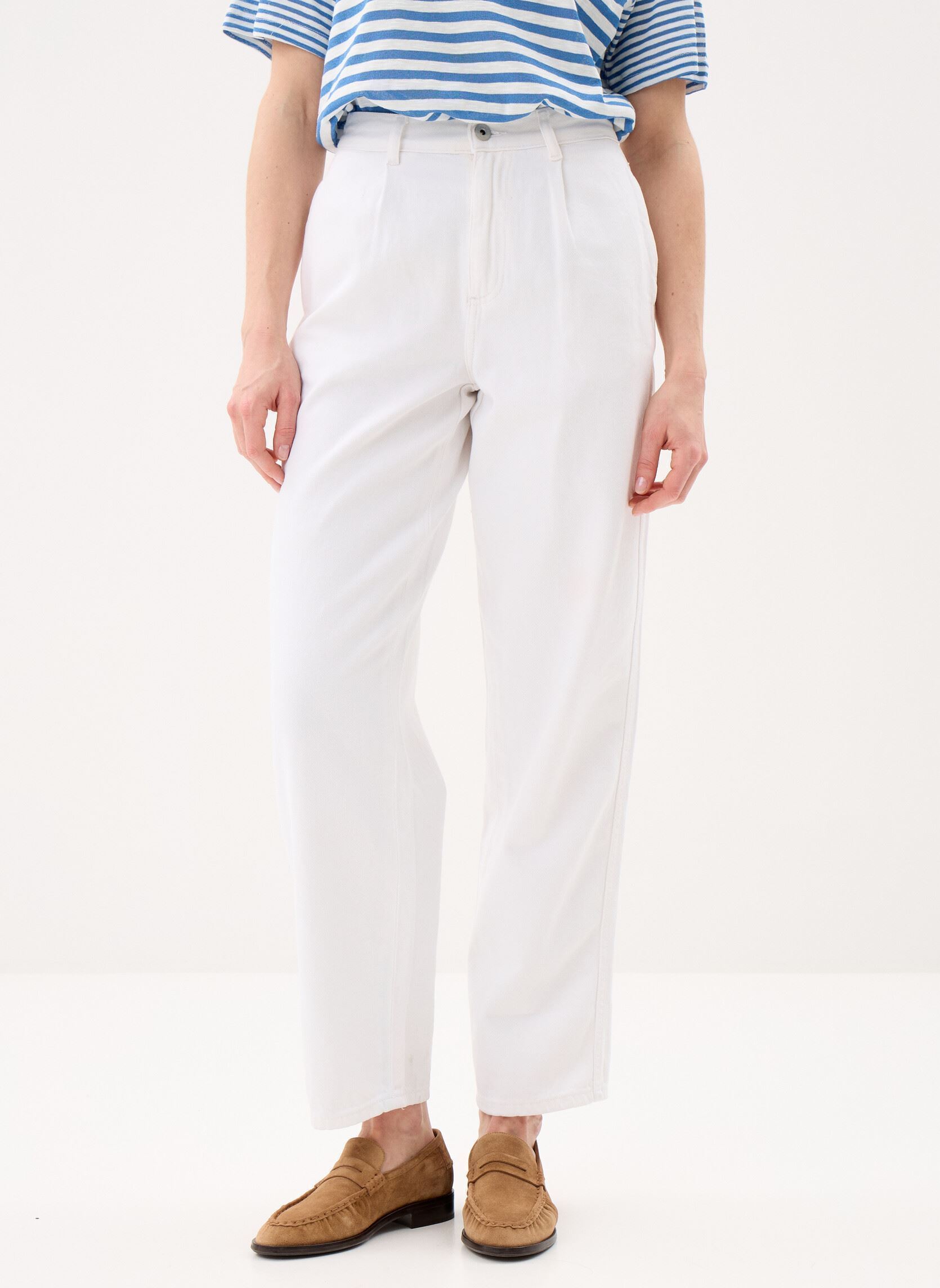 Jeans diritti Ihhezano Pa4 donna bianco Ichi Jeans diritti Ihhezano Pa4 donna bianco Blanc De Blanc