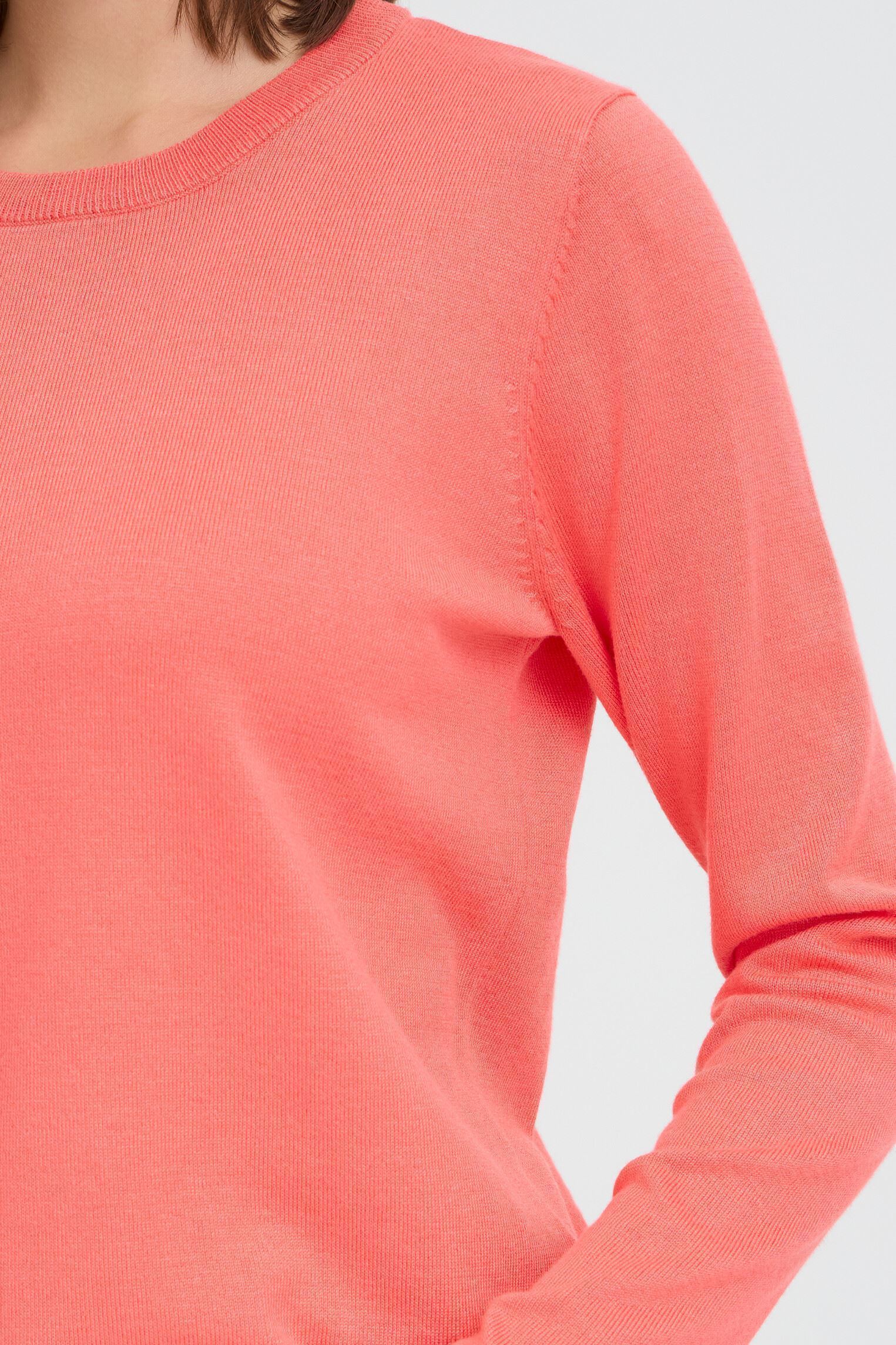 Pullover Ihluls O-Neck Ls damen rosa Ichi Pullover Ihluls O-Neck Ls damen rosa Teaberry