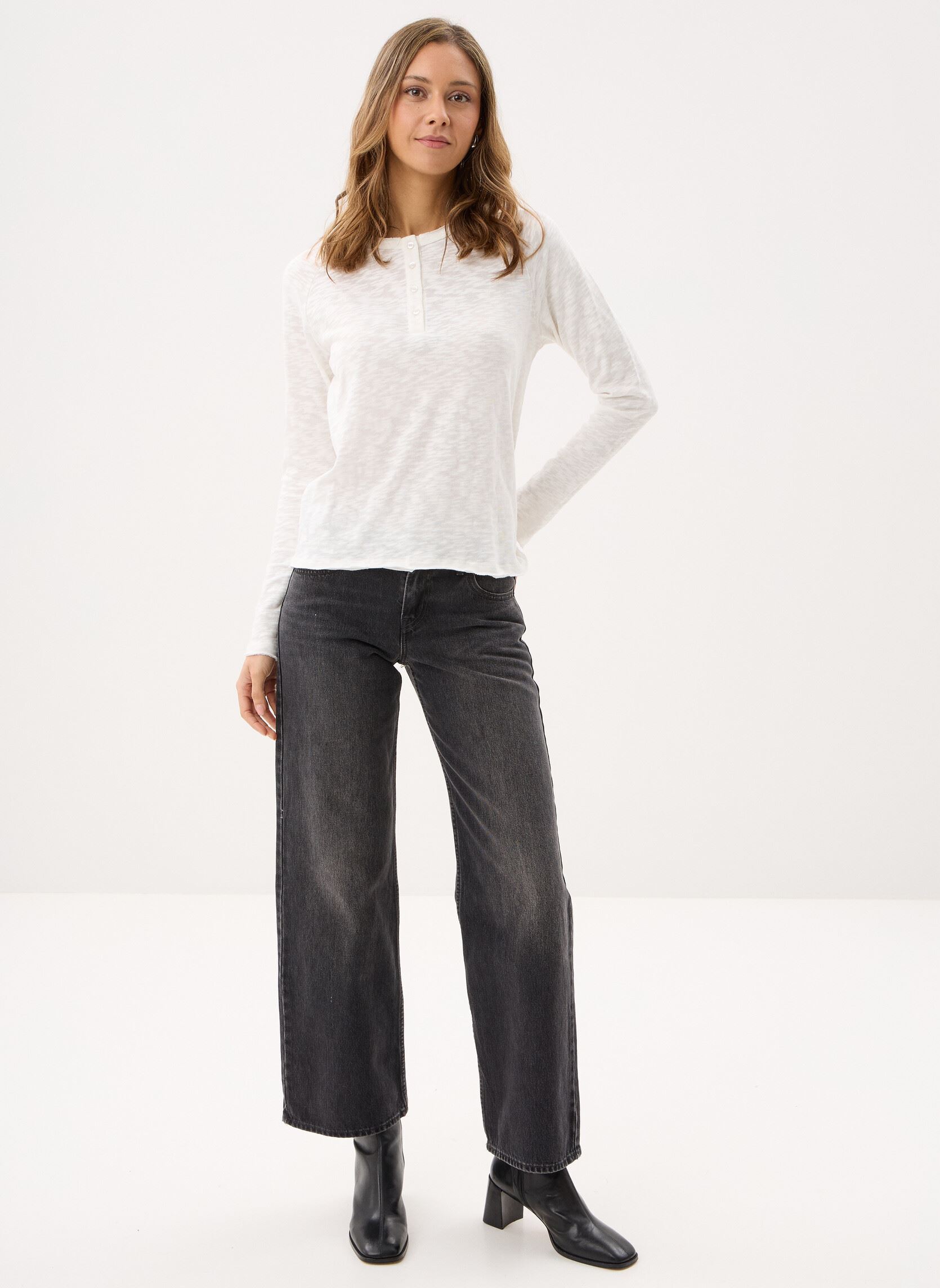 Tee-shirts manches longues Ihnicola Ls femme blanc Ichi Tee-shirts manches longues Ihnicola Ls femme blanc CLOUD DANCER