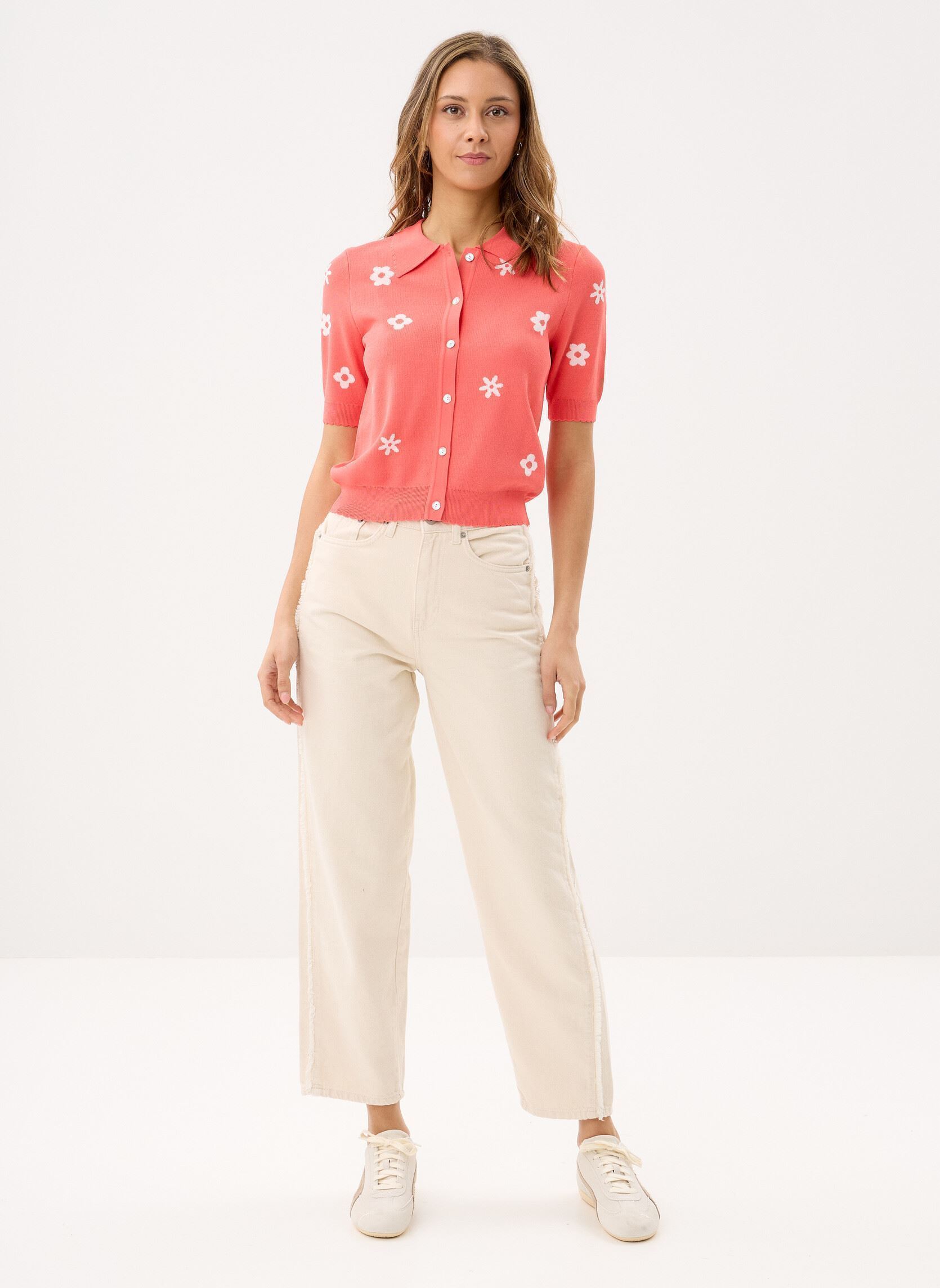 Mom jeans Ihhezano Pa3 dames wit Ichi Mom jeans Ihhezano Pa3 dames wit BIRCH