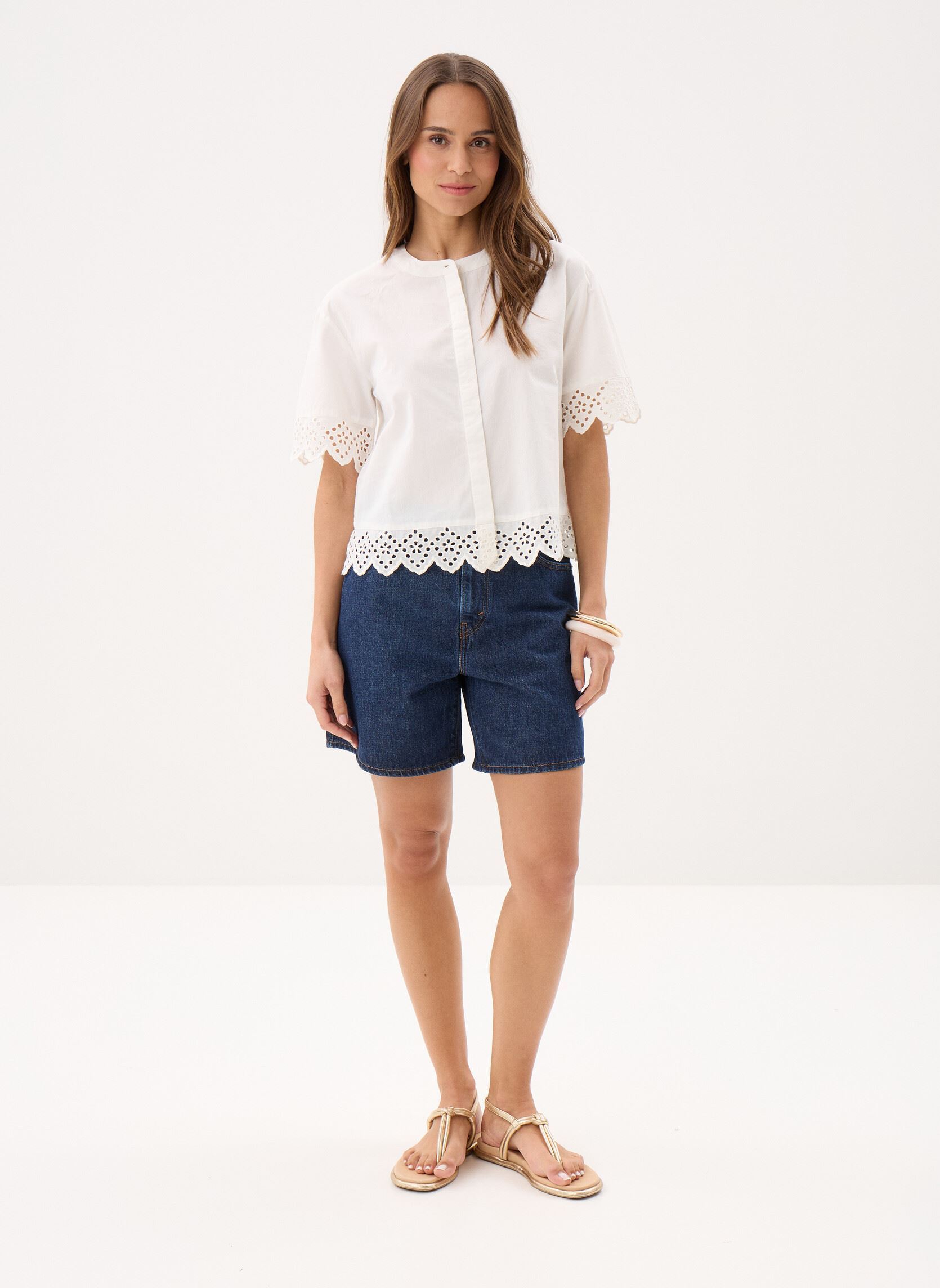 Camisas Ihlanavi Sh mujer blanco Ichi Camisas Ihlanavi Sh mujer blanco CLOUD DANCER