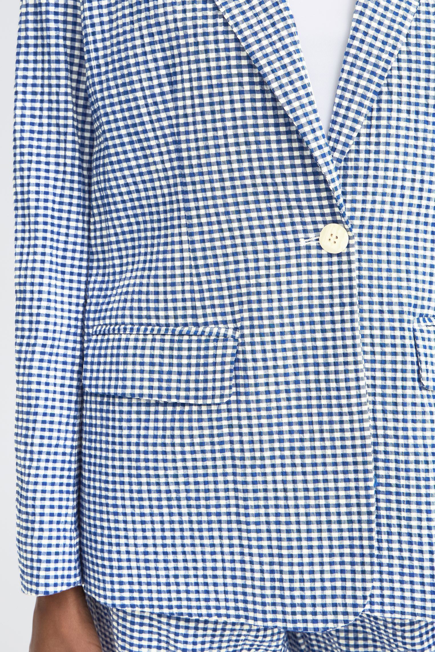 Blazer Ihjilma Bl damen blau Ichi Blazer Ihjilma Bl damen blau SODALITE BLUE/WHITE CHECK