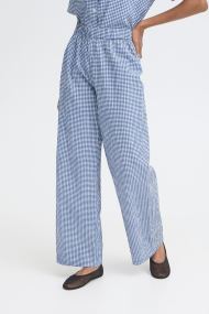 Pantalons larges Ihjilma Pa femme bleu