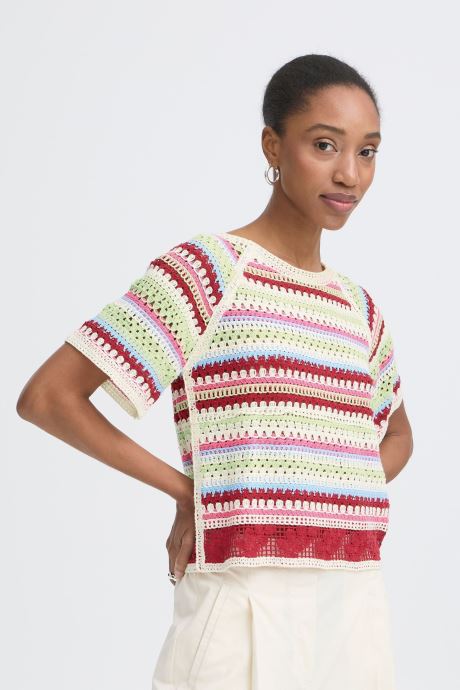 Ichi Pullover Ihbandie Ss2 damen mehrfarbig