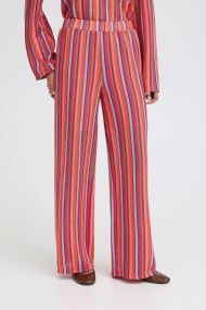 Pantalons larges Ihlibella Pa femme multicolore Ichi Pantalons larges Ihlibella Pa femme multicolore MULTI STRIPE