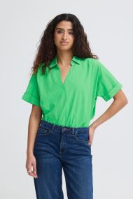 Polos manches courtes Ihimana Sh femme vert