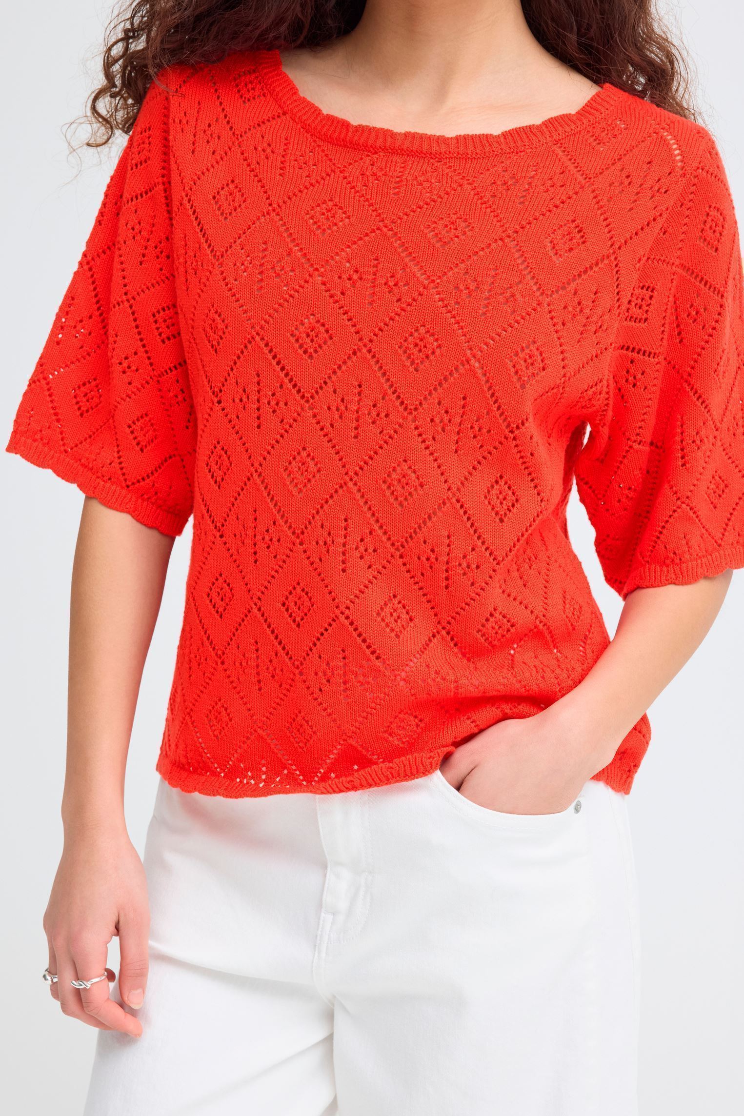 Pulls Ihlaluha Ms femme rouge Ichi Pulls Ihlaluha Ms femme rouge Fiery Red