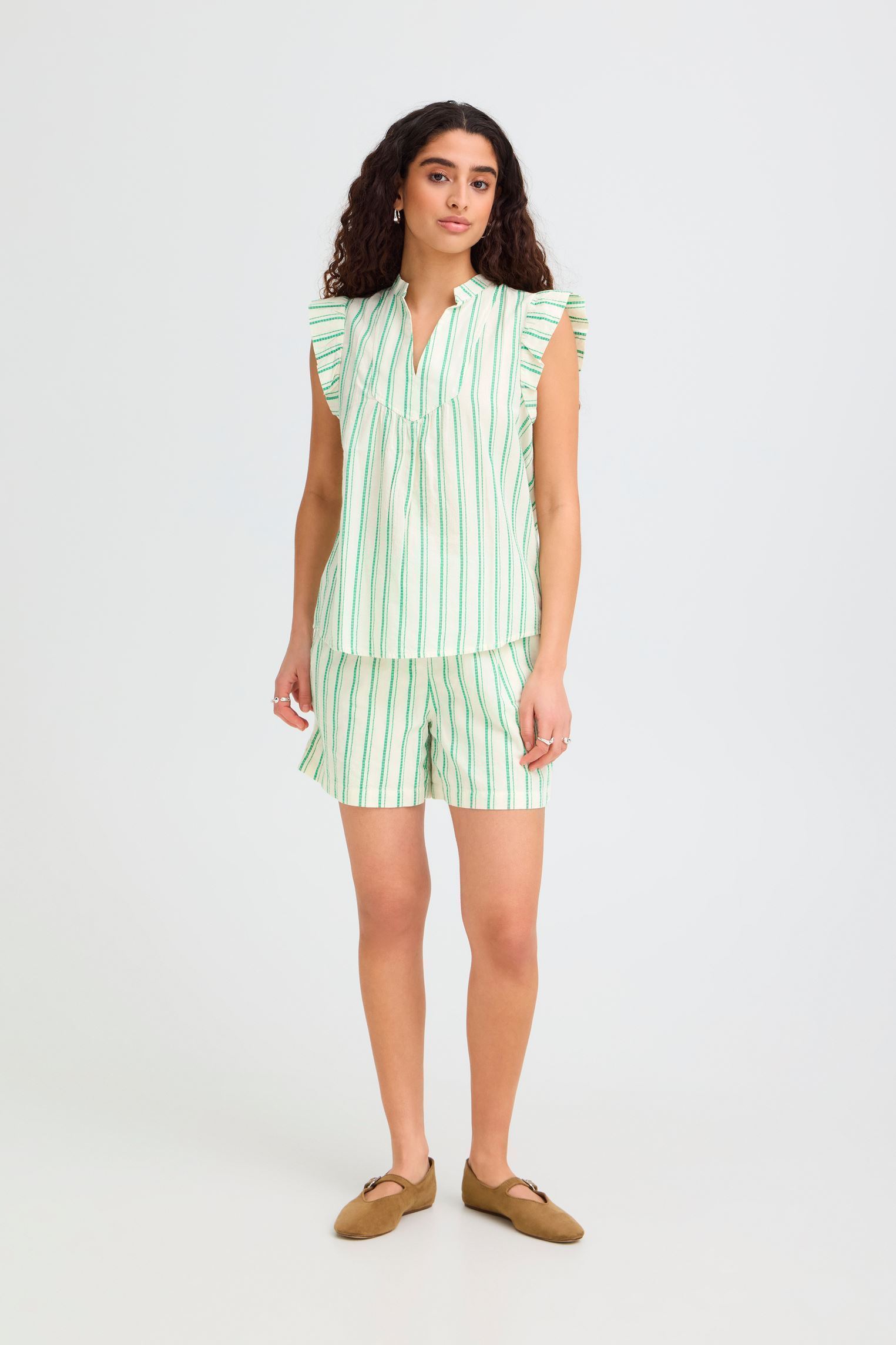Blouses Ihjovil To femme vert Ichi Blouses Ihjovil To femme vert Greenbriar Graphic