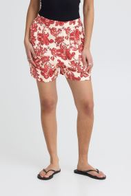 Shorts Ihgilvis Sho femme rouge Ichi Shorts Ihgilvis Sho femme rouge RED FLORAL PRINT