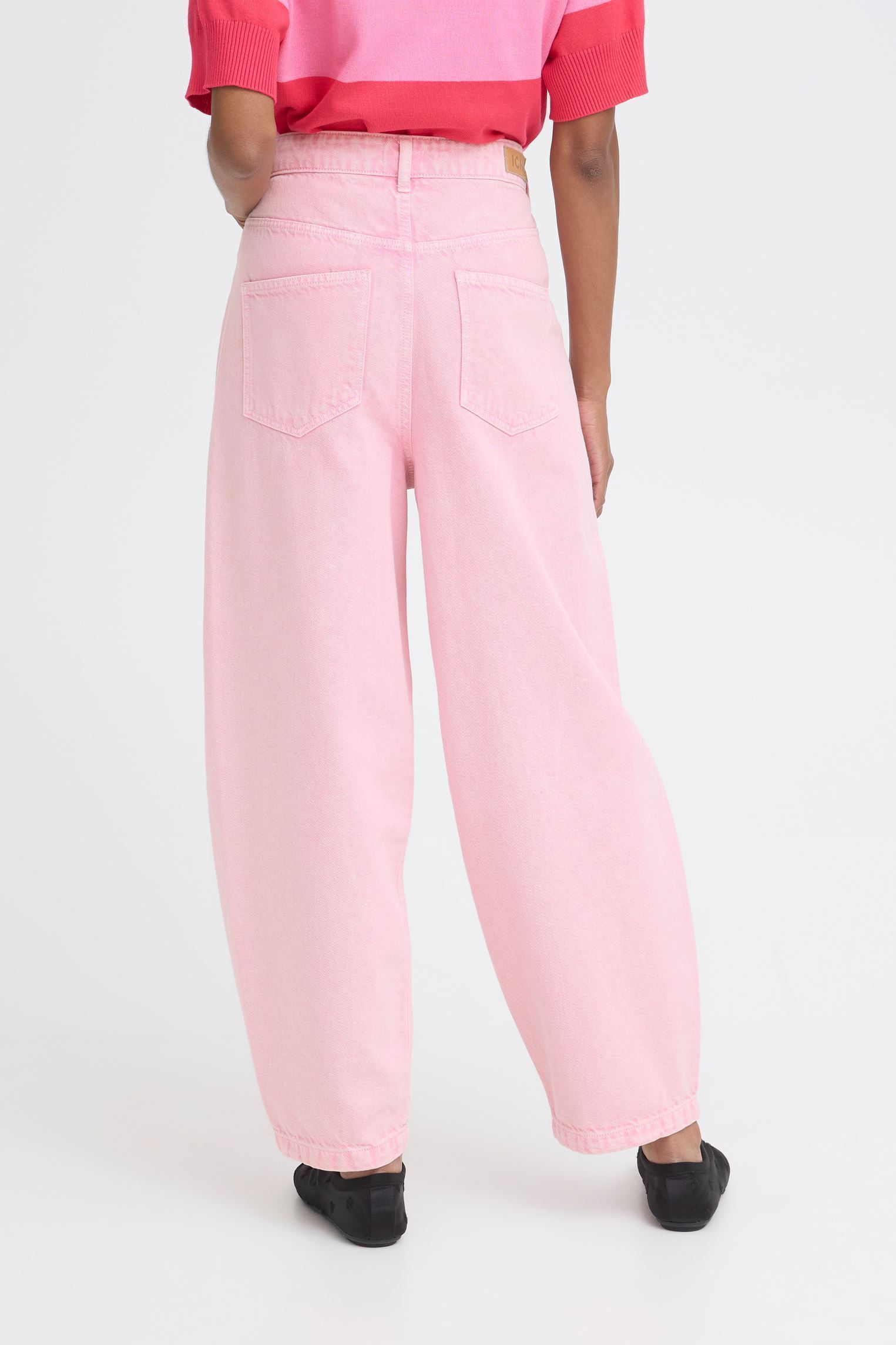 Wijde jeans / Flared Jeans Ihavena Pa dames roze Ichi Wijde jeans / Flared Jeans Ihavena Pa dames roze CAMEO PINK