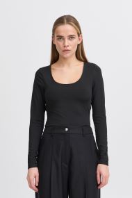 Langarm-T-Shirts Iagro Ls damen schwarz