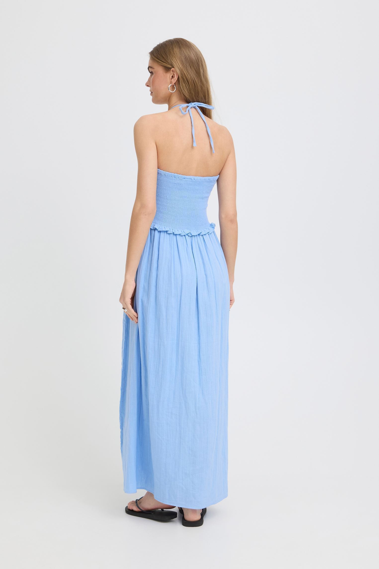 Kleider Iafoxa Dr damen blau Ichi Kleider Iafoxa Dr damen blau Placid Blue