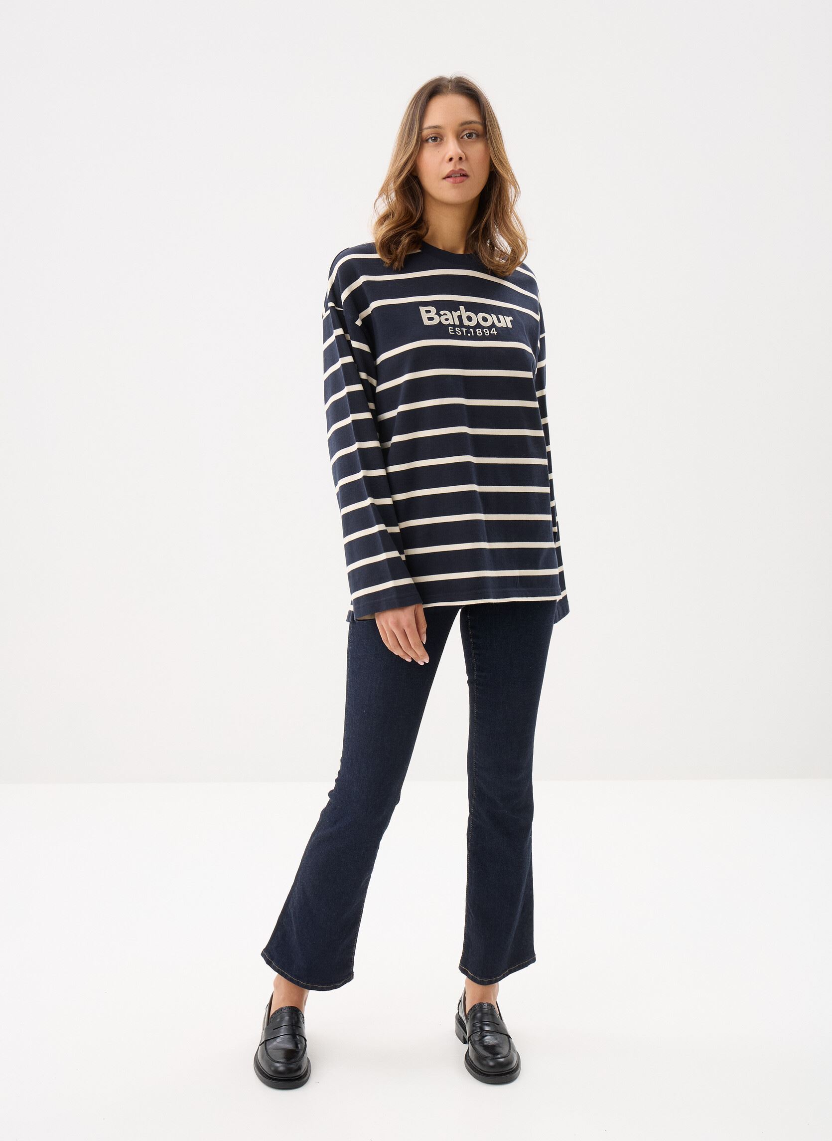 Langarm-T-Shirts Maeve Top damen blau Barbour Langarm-T-Shirts Maeve Top damen blau DARK NAVY/ECRU STRIPE
