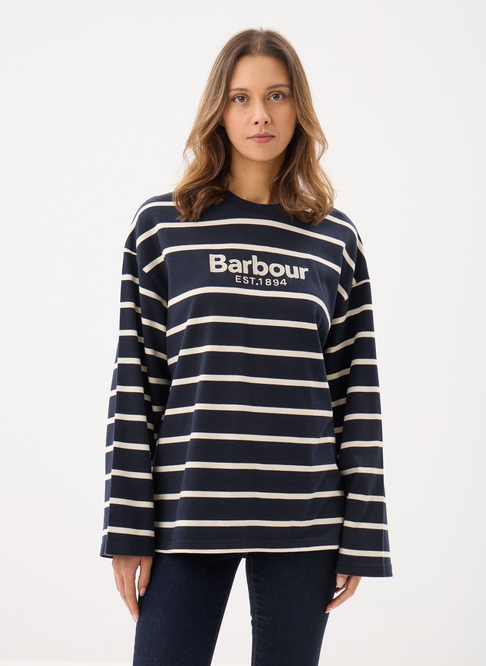 Langarm-T-Shirts Maeve Top damen blau Barbour Langarm-T-Shirts Maeve Top damen blau DARK NAVY/ECRU STRIPE