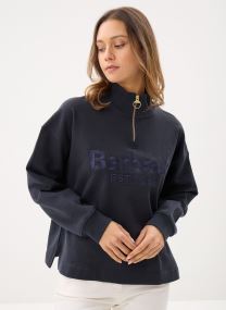 Sweater Sara Half Zip Sweatshirt dames blauw
