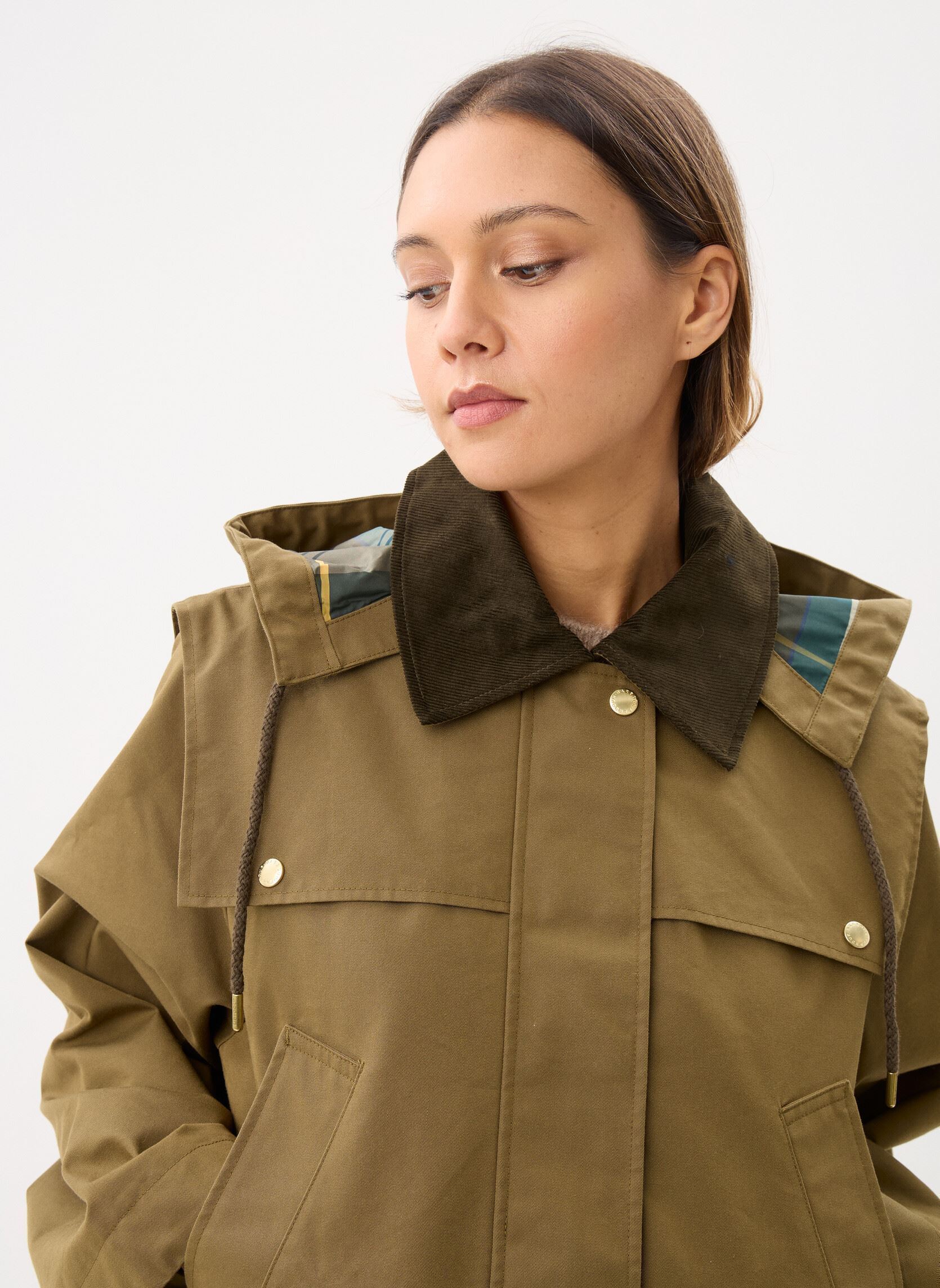 Parkas Bilsdale Showerproof Jacket femme vert Barbour Parkas Bilsdale Showerproof Jacket femme vert GOLDEN OLIVE/ANCIENT TART