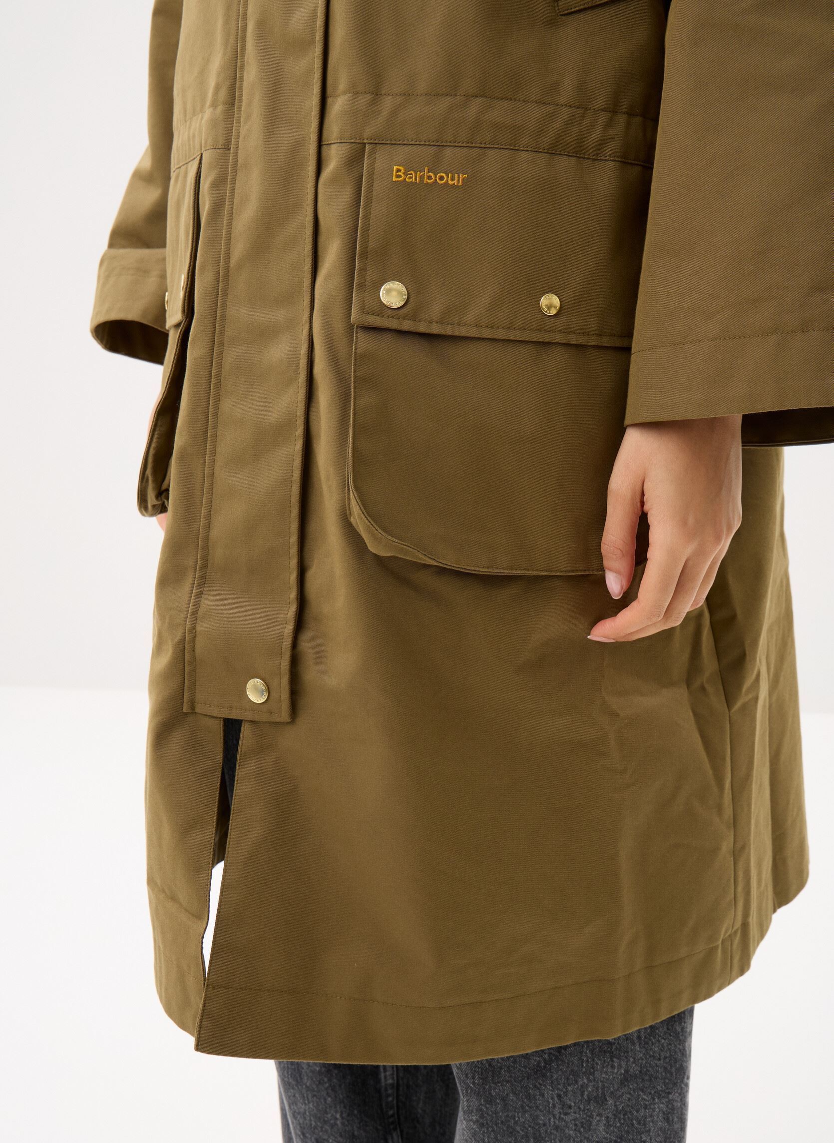 Parkas Bilsdale Showerproof Jacket femme vert Barbour Parkas Bilsdale Showerproof Jacket femme vert GOLDEN OLIVE/ANCIENT TART