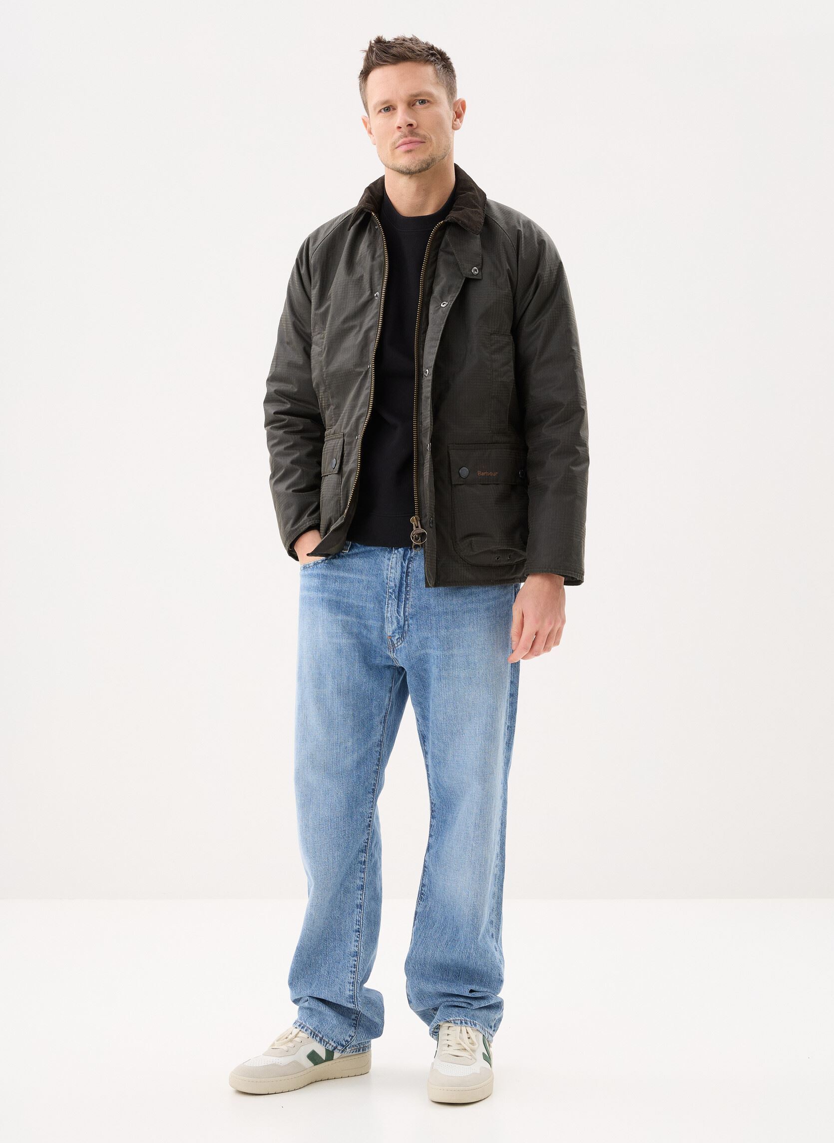 Jacken Modern Beaufort Check Wax Jacket herren grün Barbour Jacken Modern Beaufort Check Wax Jacket herren grün OLIVE CHECK