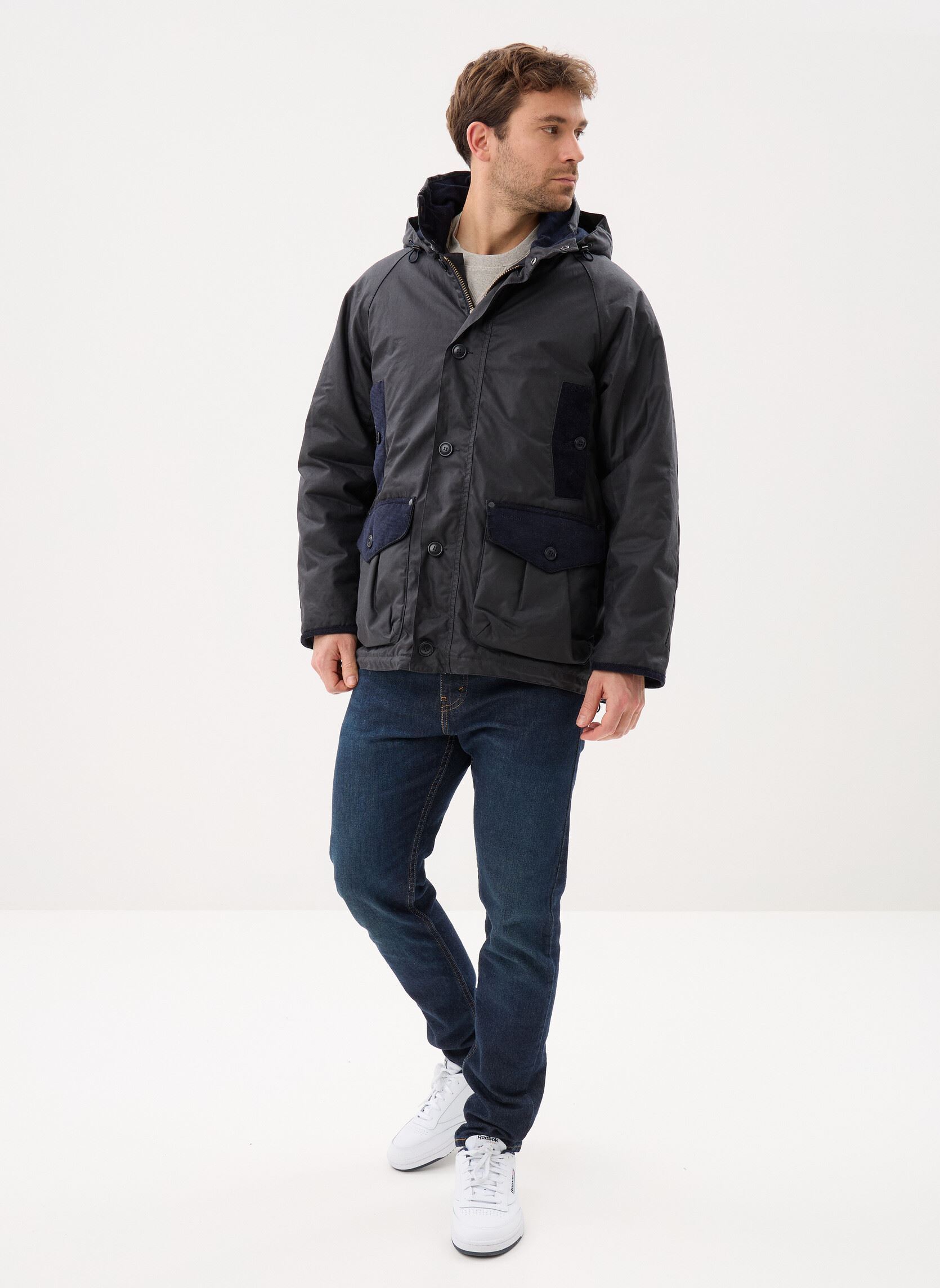 Parkas Modern Heritage Beaufort Wax Jacket herren blau Barbour Parkas Modern Heritage Beaufort Wax Jacket herren blau NAVY