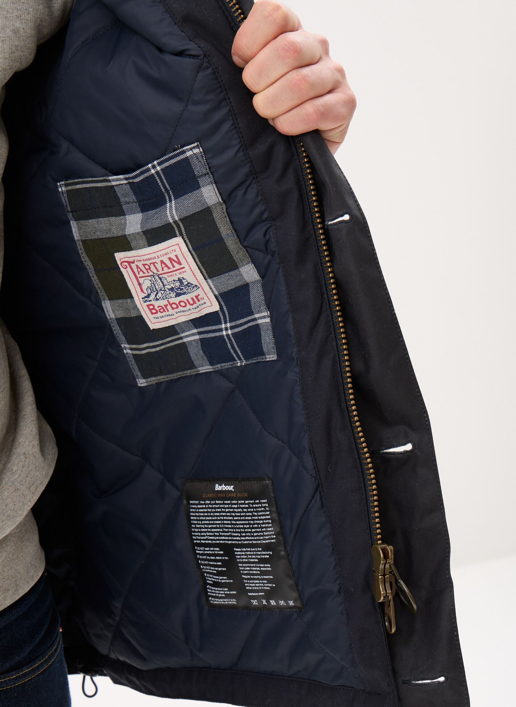 Parkas Modern Heritage Beaufort Wax Jacket herren blau Barbour Parkas Modern Heritage Beaufort Wax Jacket herren blau NAVY