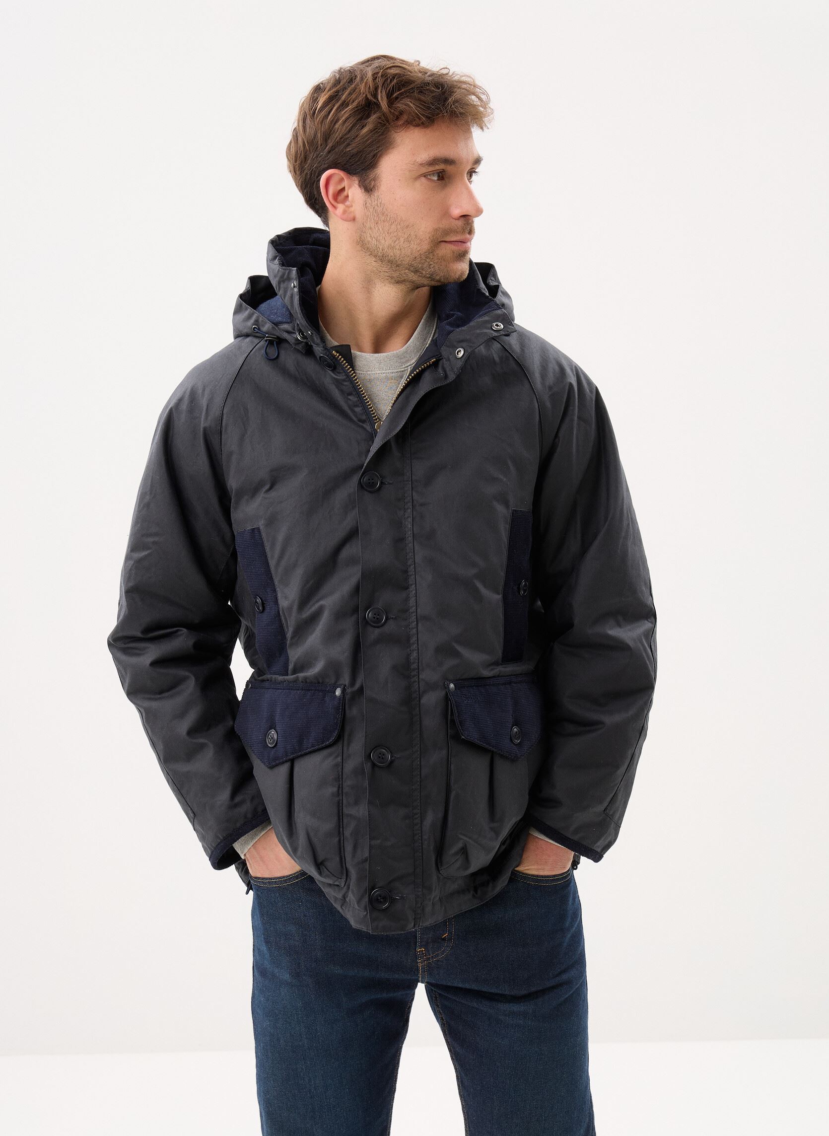 Parkas Modern Heritage Beaufort Wax Jacket herren blau Barbour Parkas Modern Heritage Beaufort Wax Jacket herren blau NAVY