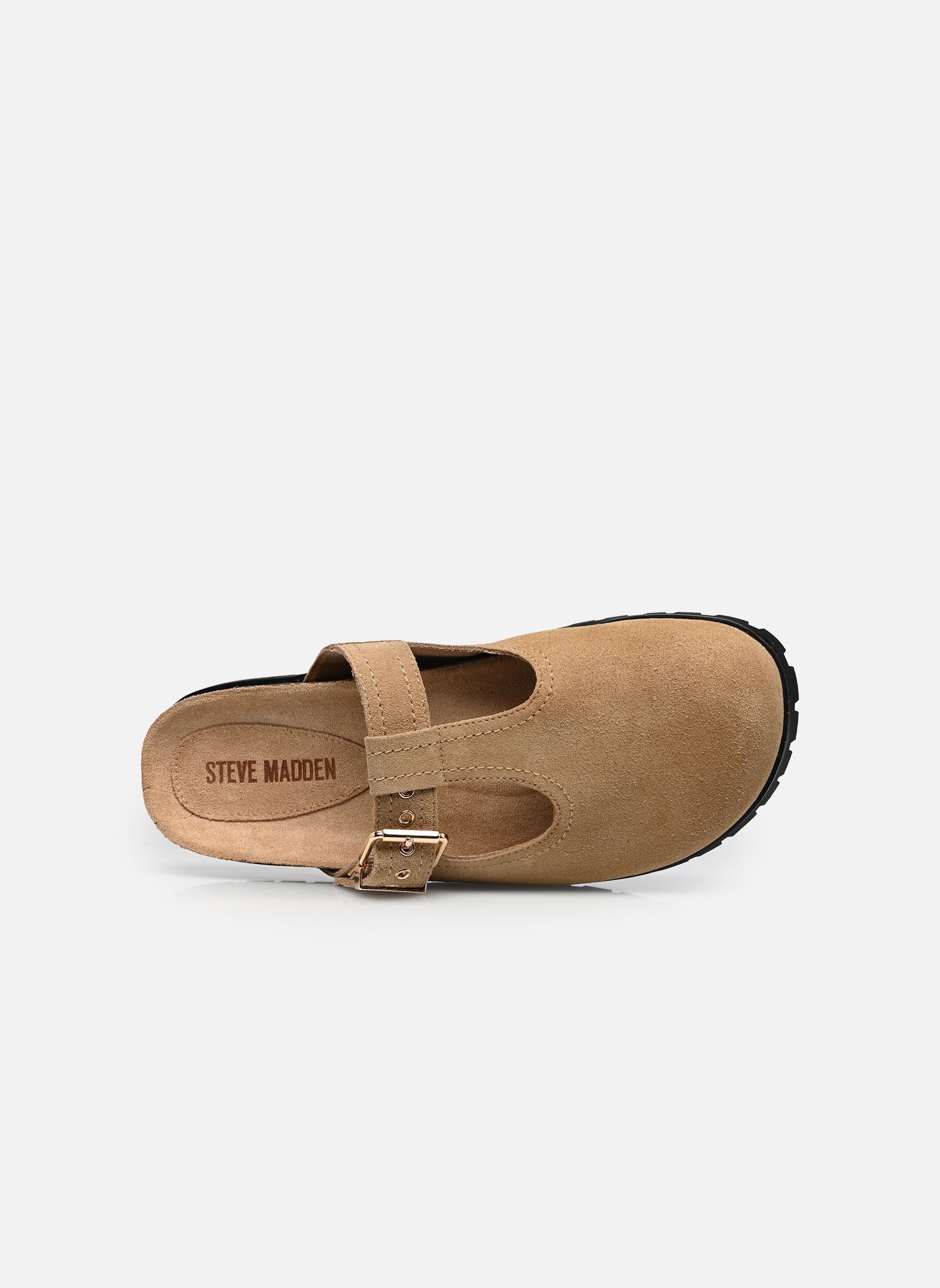 Pantoletten und Clogs Atticus damen beige Steve Madden Pantoletten und Clogs Atticus damen beige Taupe Sued
