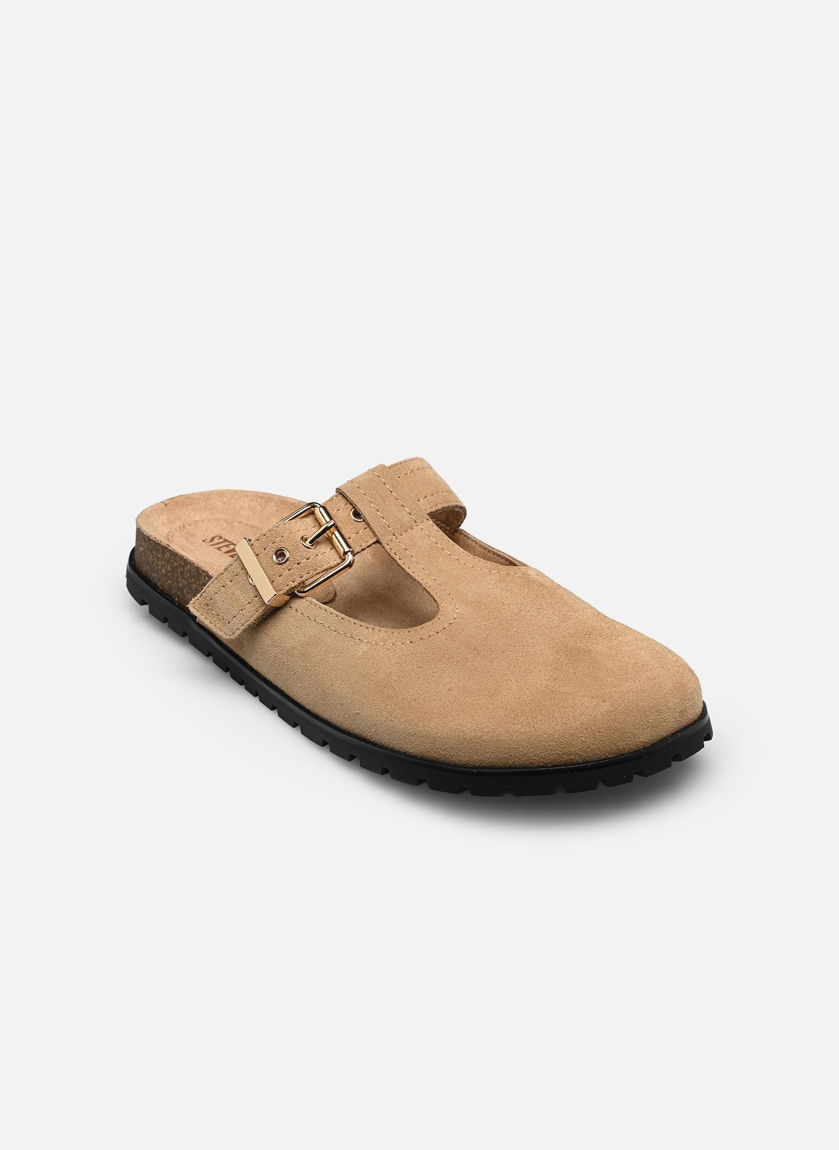 Pantoletten und Clogs Atticus damen beige Steve Madden Pantoletten und Clogs Atticus damen beige Taupe Sued