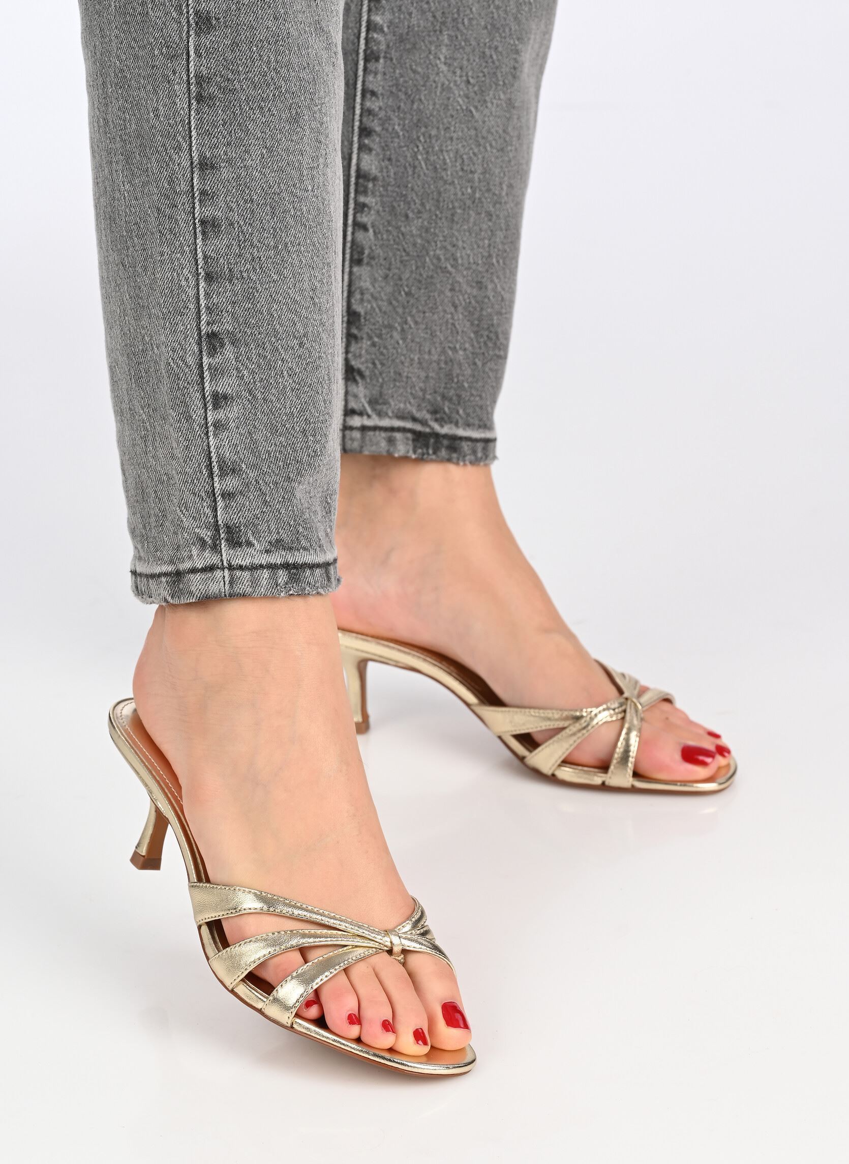 Pantoletten und Clogs Cary damen gold und bronze Steve Madden Pantoletten und Clogs Cary damen gold und bronze Gold Leather