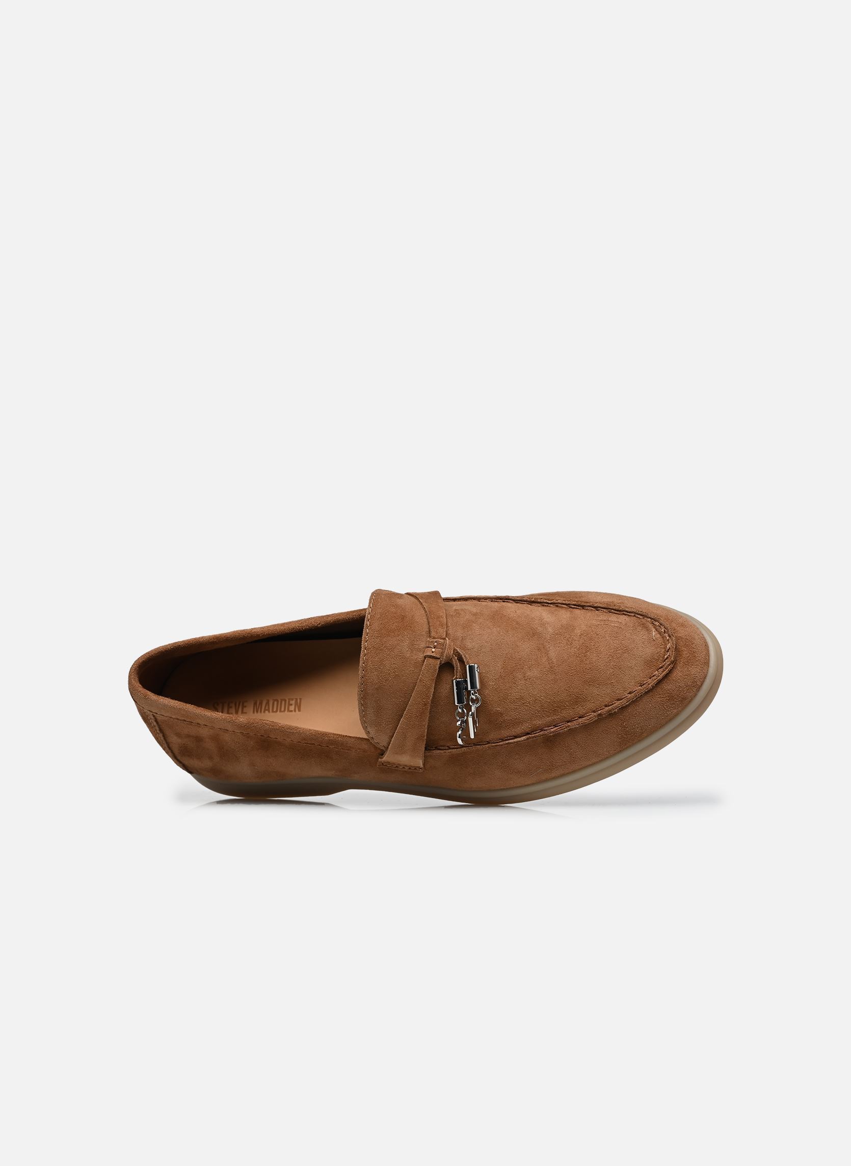 Mocassins Portland femme marron Steve Madden Mocassins Portland femme marron Cognac suede
