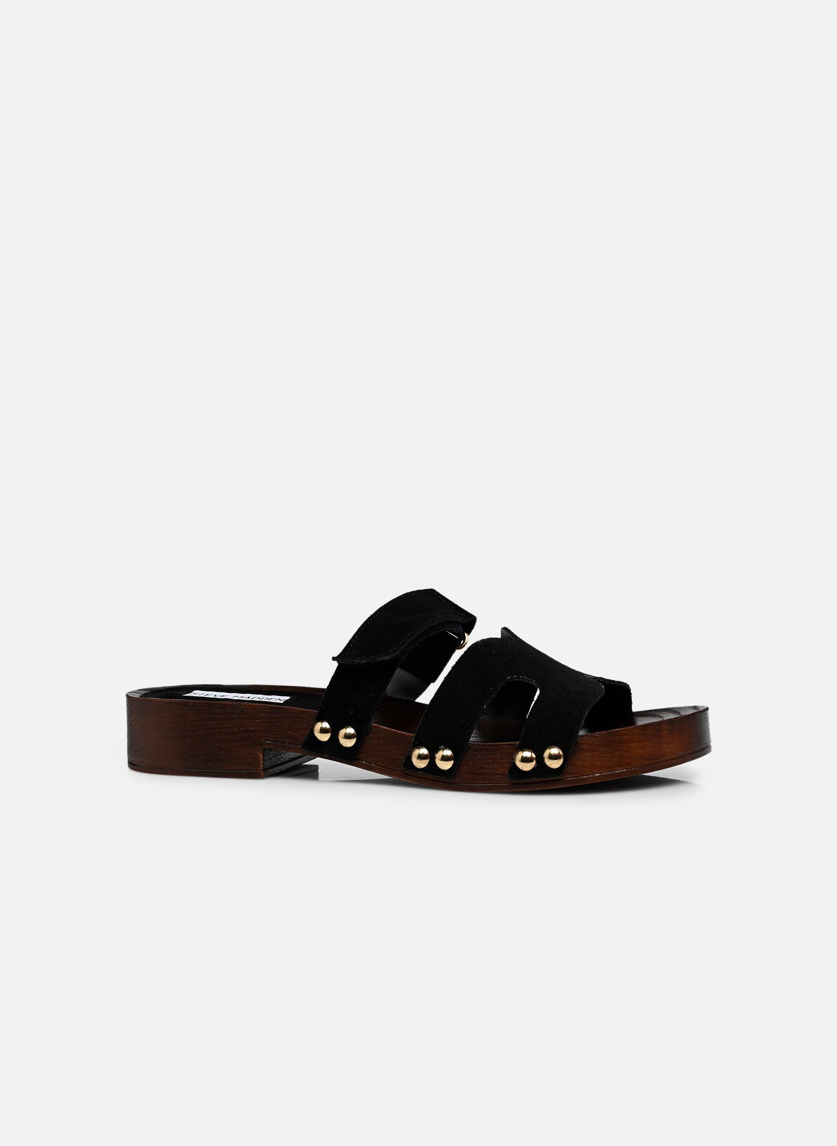 Mules Canal femme noir Steve Madden Mules Canal femme noir BLACK SUED