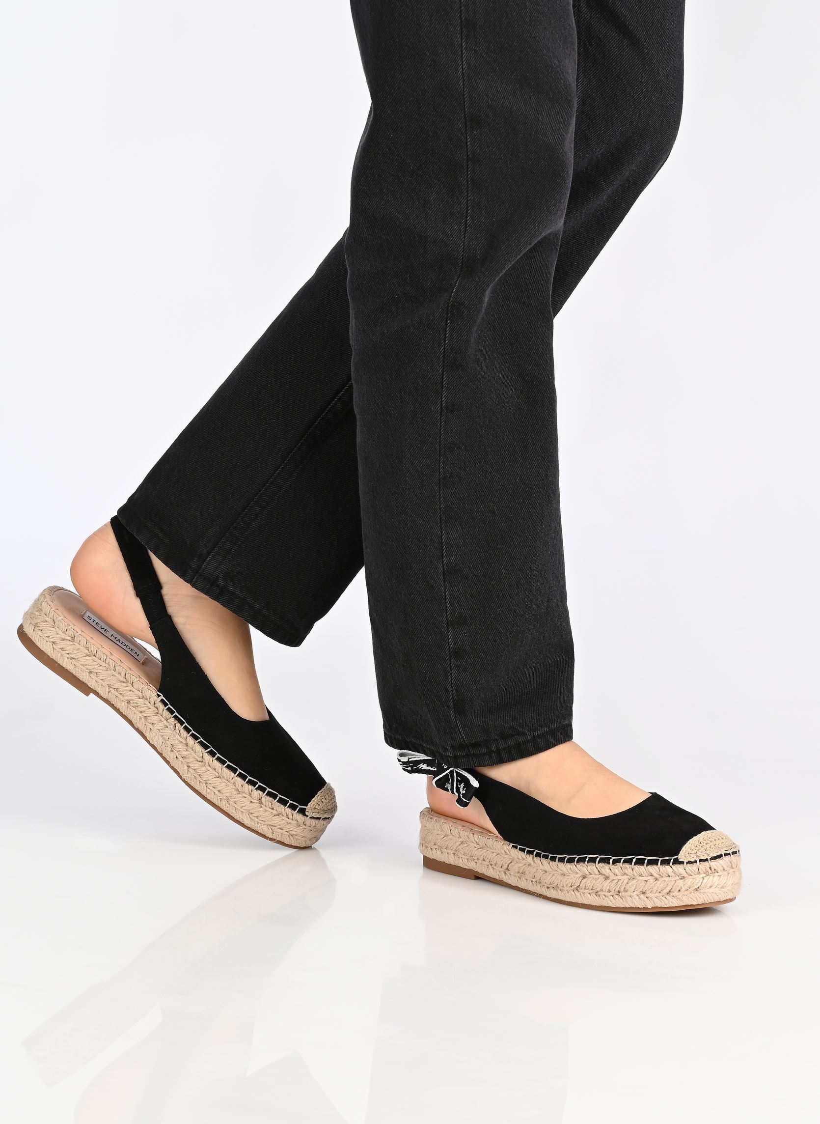 Espadrilles compensées et plateformes Centro femme noir Steve Madden Espadrilles compensées et plateformes Centro femme noir BLACK SUED