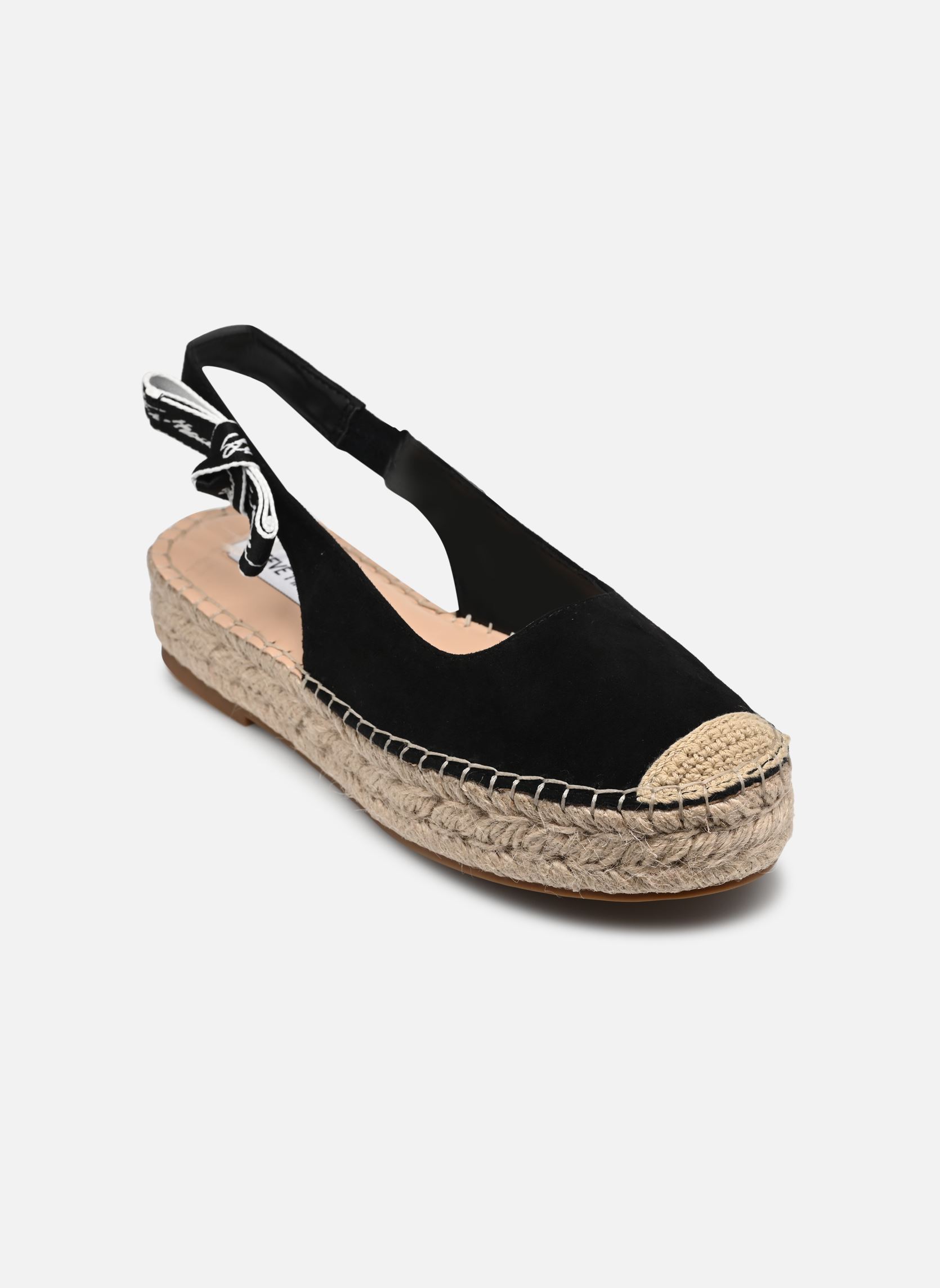 Espadrilles compensées et plateformes Centro femme noir Steve Madden Espadrilles compensées et plateformes Centro femme noir BLACK SUED