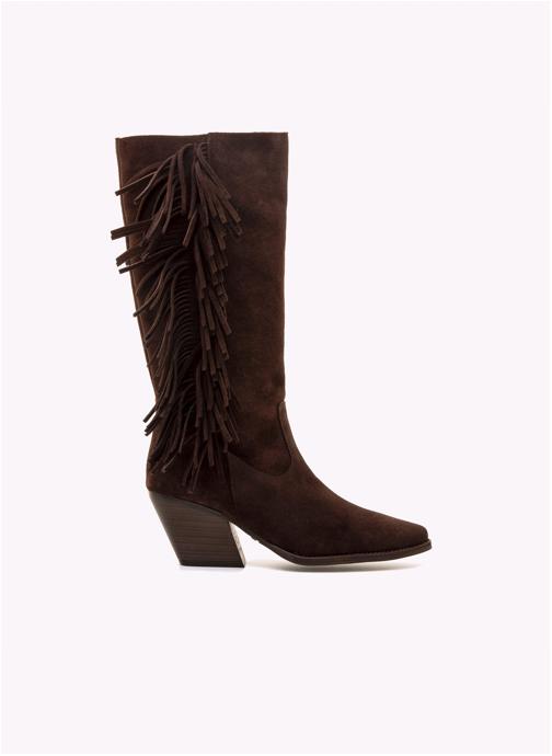 MTNG Bottes Bottes à talons Femme MTNG MISSOURI beige femme marron
