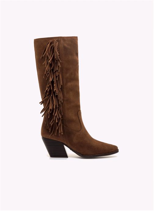 MTNG Bottes Bottes à talons Femme MTNG MISSOURI beige femme marron