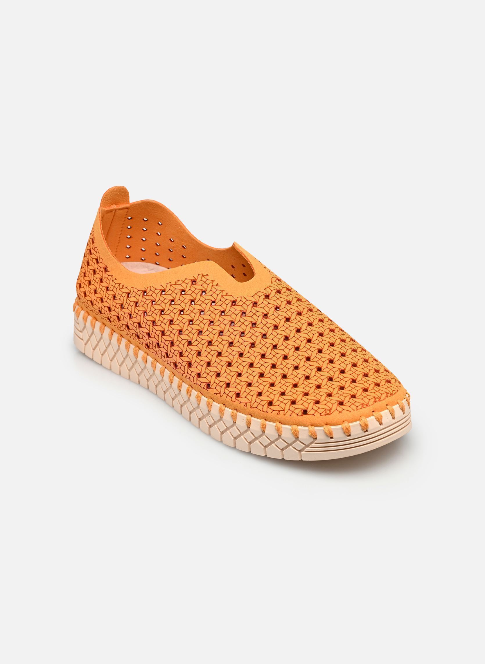 Baskets P-VICK femme orange PLUUM Baskets P-VICK femme orange ORANGE