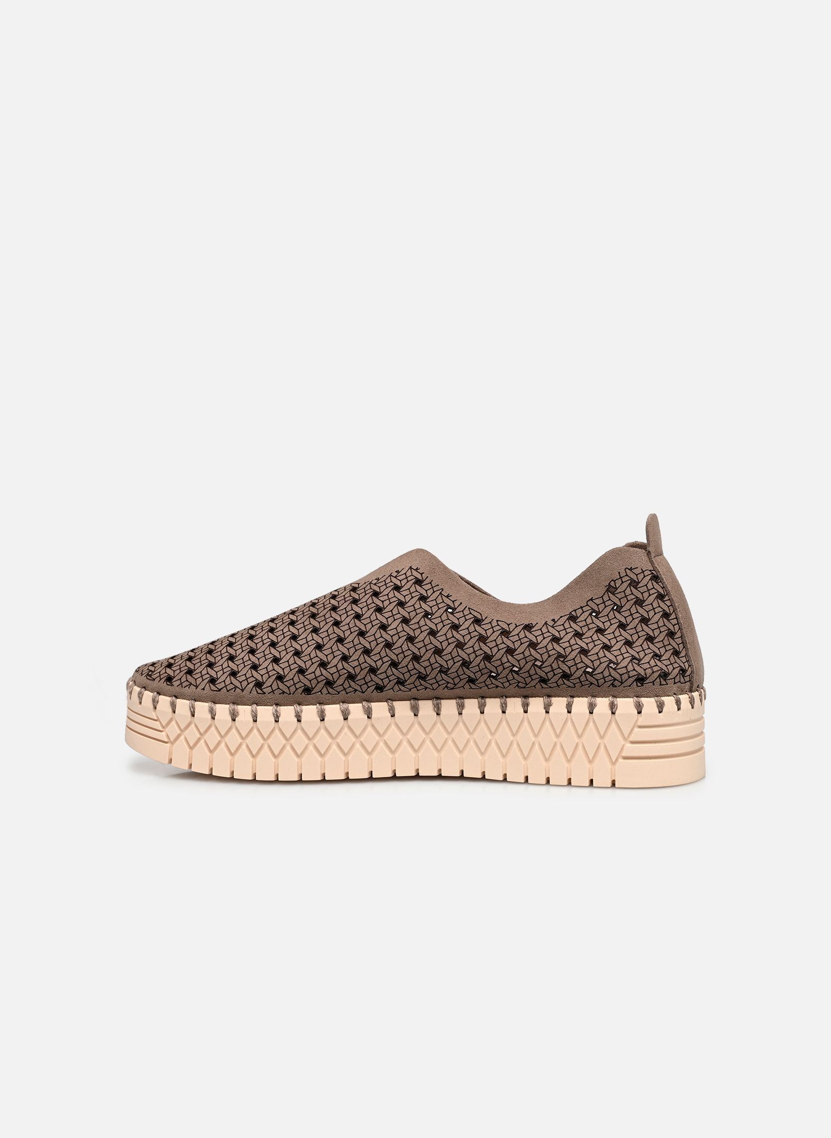 Sneakers P-EVA dames bruin PLUUM Sneakers P-EVA dames bruin KAKI TAUPE