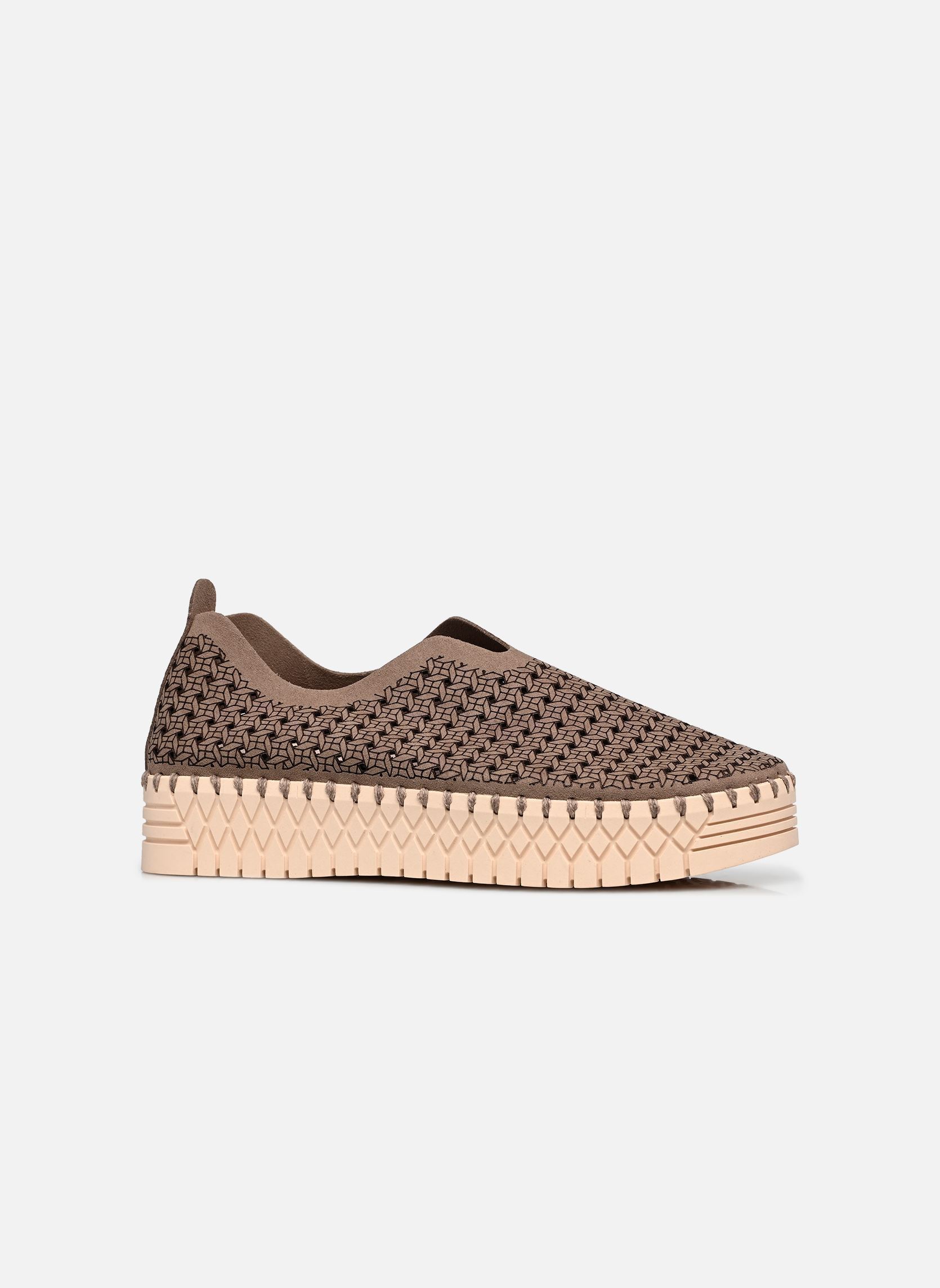 Sneakers P-EVA dames bruin PLUUM Sneakers P-EVA dames bruin KAKI TAUPE
