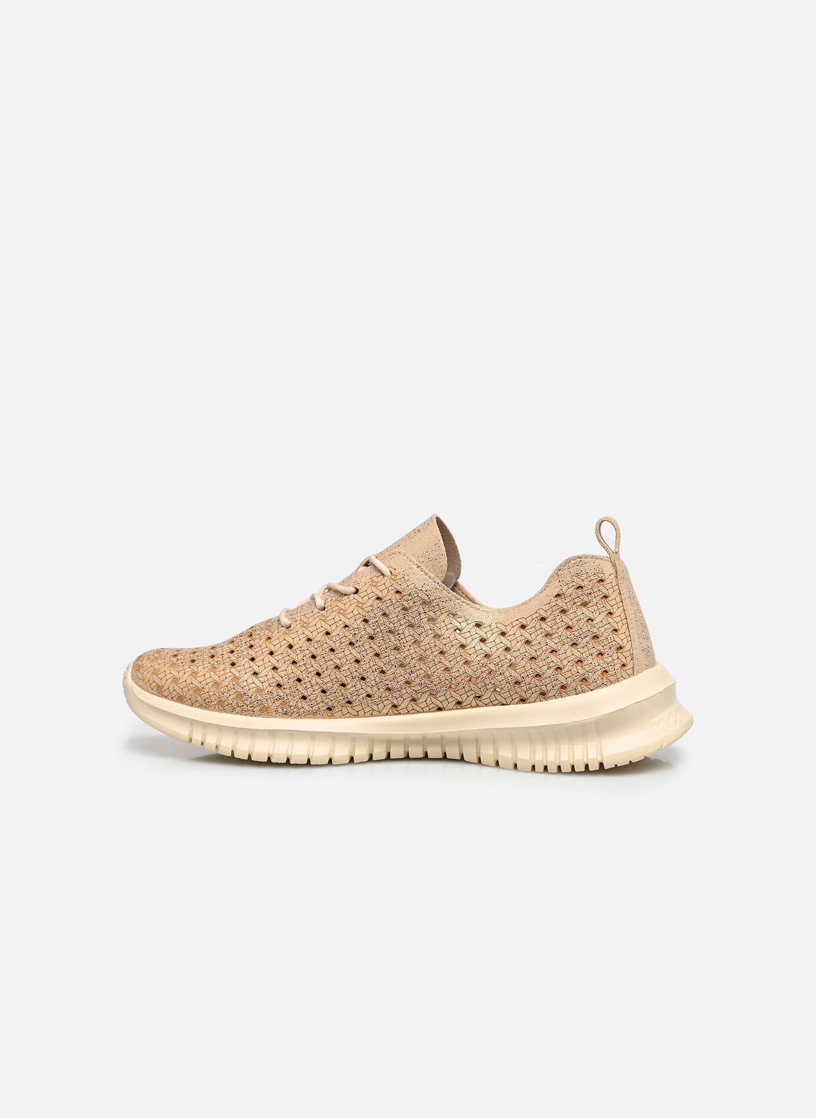 Niedrige Sneaker P-CARO damen gold und bronze PLUUM Niedrige Sneaker P-CARO damen gold und bronze GOLD