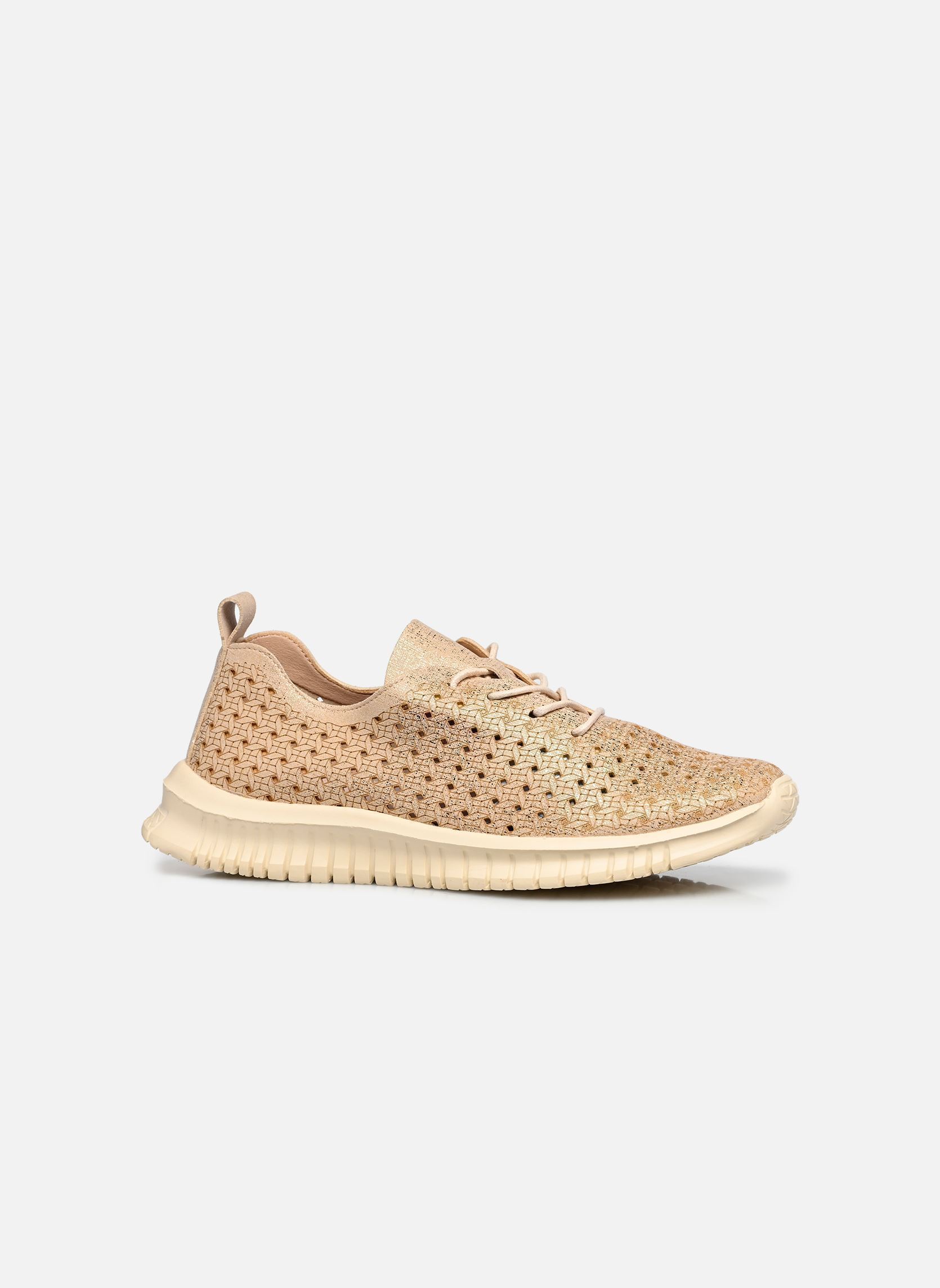 Niedrige Sneaker P-CARO damen gold und bronze PLUUM Niedrige Sneaker P-CARO damen gold und bronze GOLD