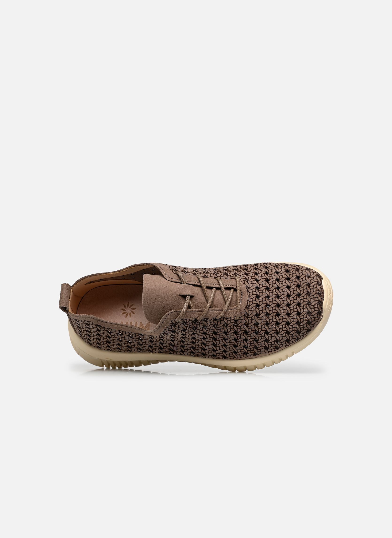 Niedrige Sneaker P-CARO damen braun PLUUM Niedrige Sneaker P-CARO damen braun KAKI TAUPE
