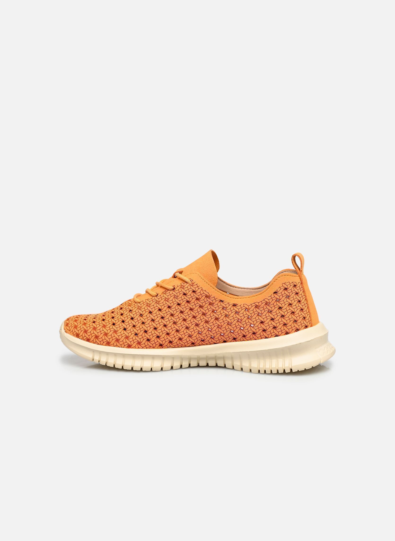 Baskets basses P-CARO femme orange PLUUM Baskets basses P-CARO femme orange ORANGE
