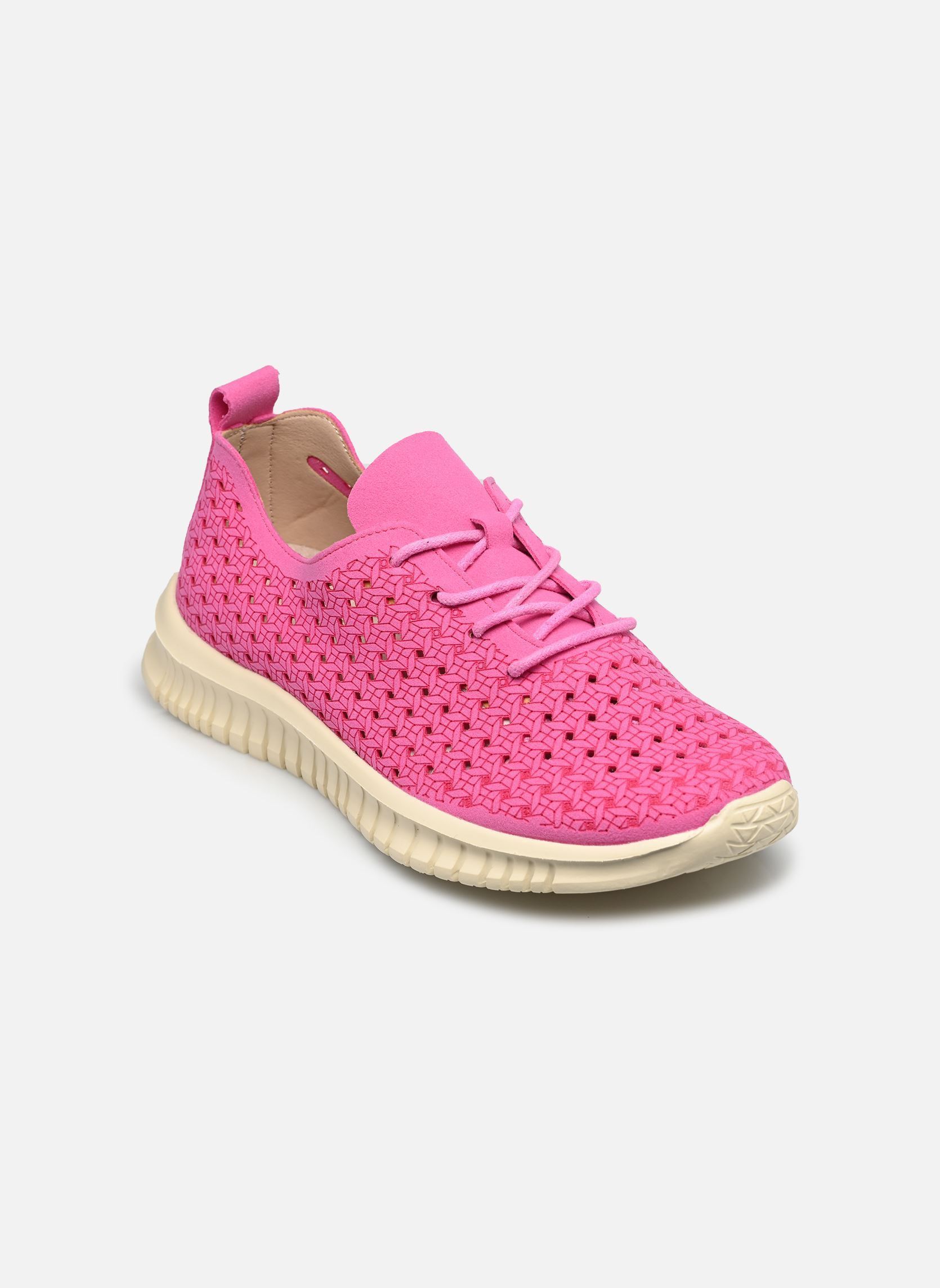 Baskets basses P-CARO femme rose PLUUM Baskets basses P-CARO femme rose FUSCHIA