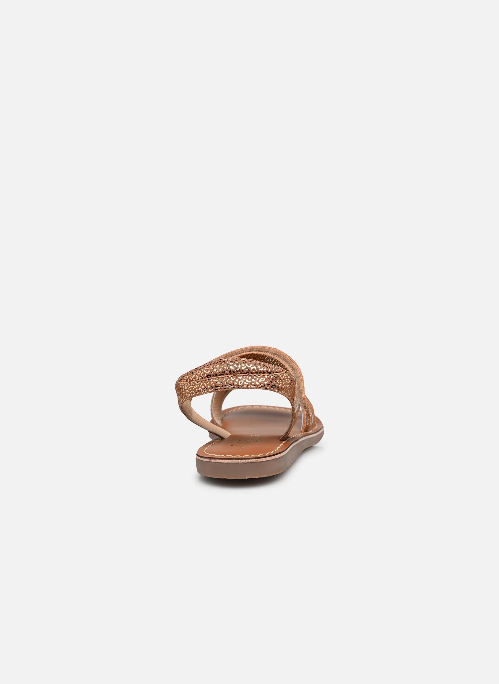 Sandales SB-2633 fille marron L'Atelier Tropézien Sandales SB-2633 fille marron BROWN MINI LEO